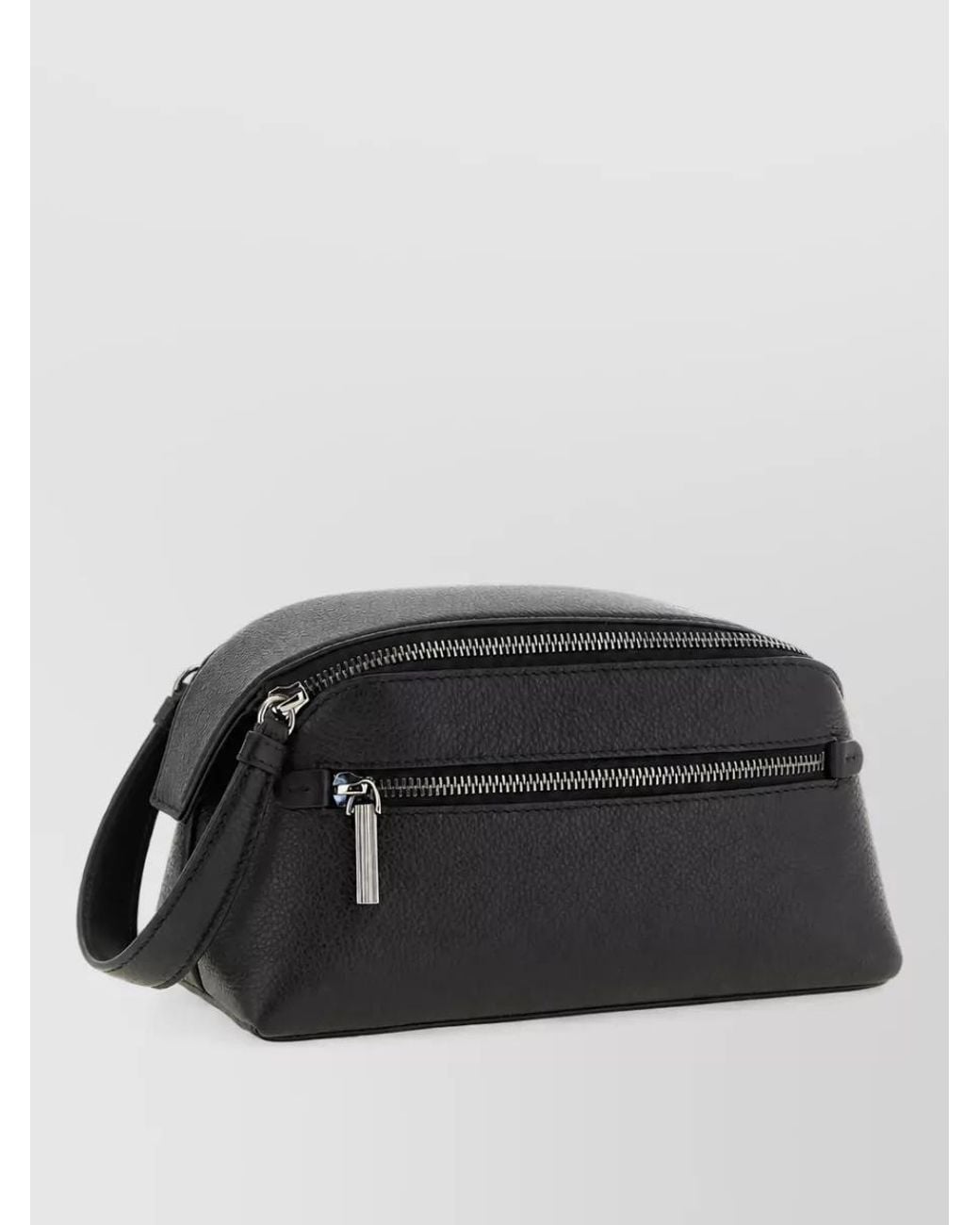 Christian Louboutin Black Leather Clutch Bag for men