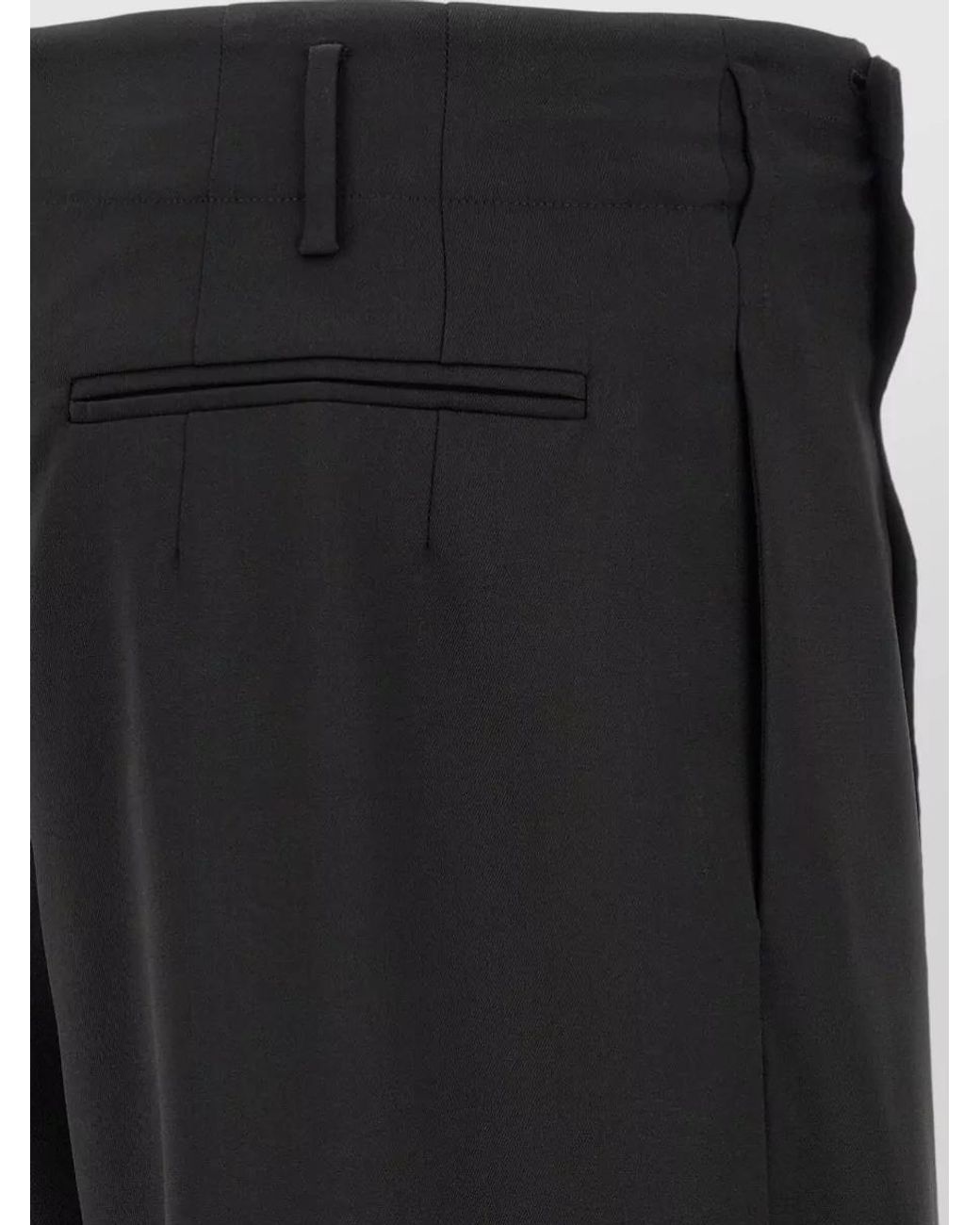 Kiko Kostadinov Black Virgin Wool Tailored Trousers for men