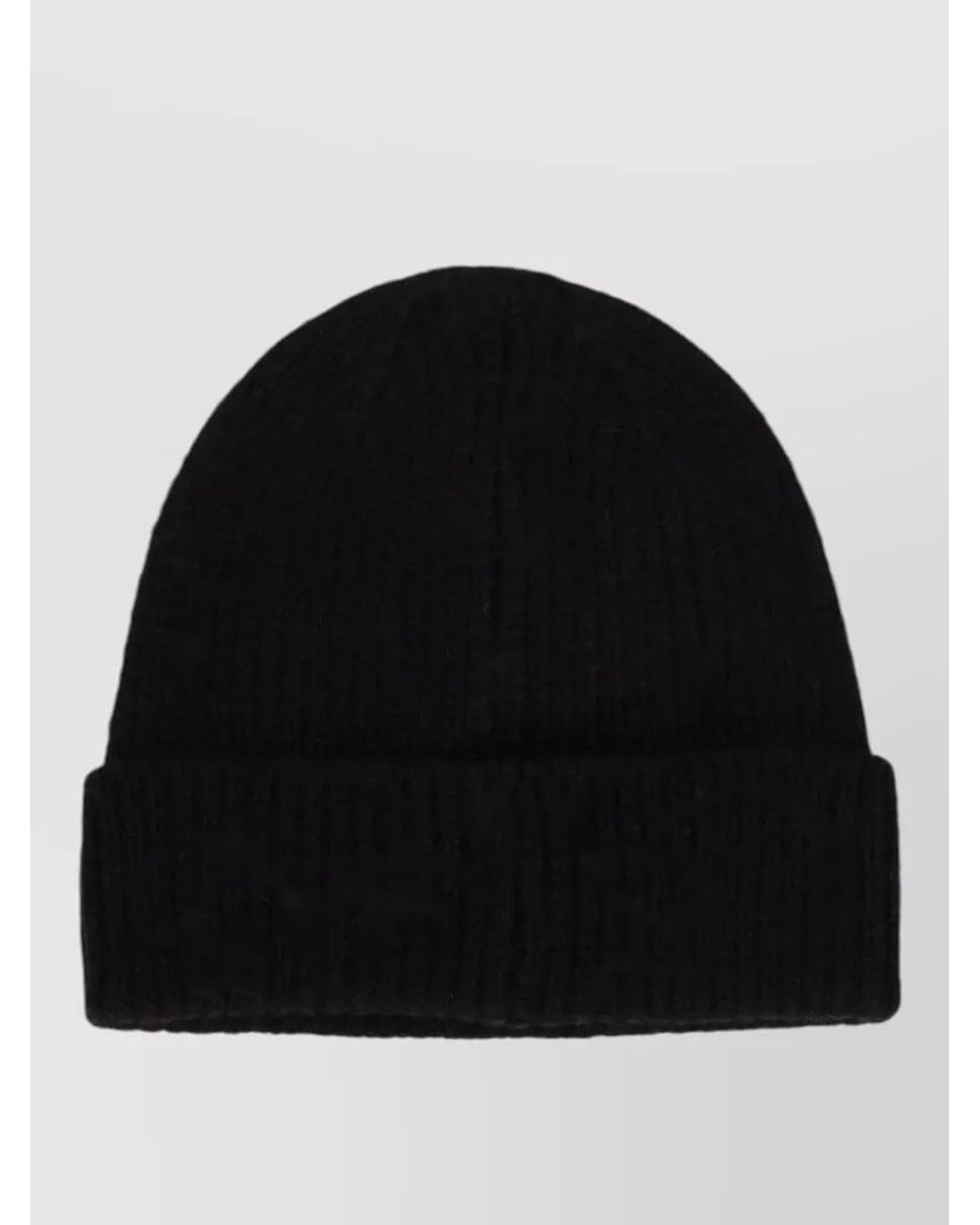 Anine Bing Black Alpaca Wool Beanie