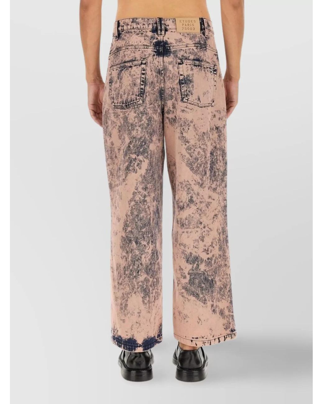 Etudes Studio Multicolor Organic Cotton Wide Leg Jeans for men
