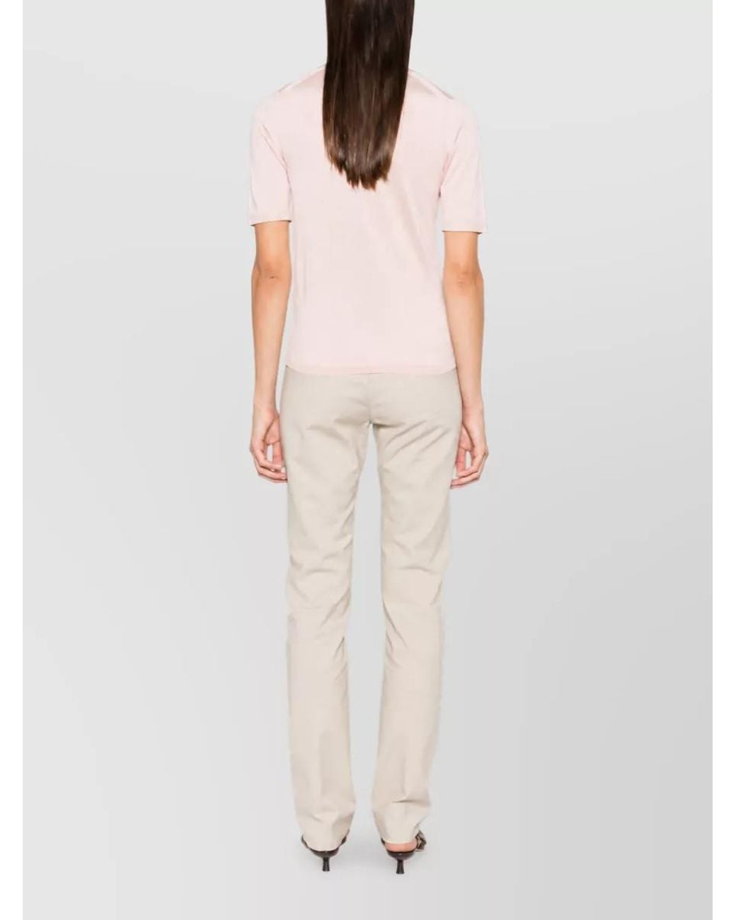 Max Mara Natural Silk Knitted Top
