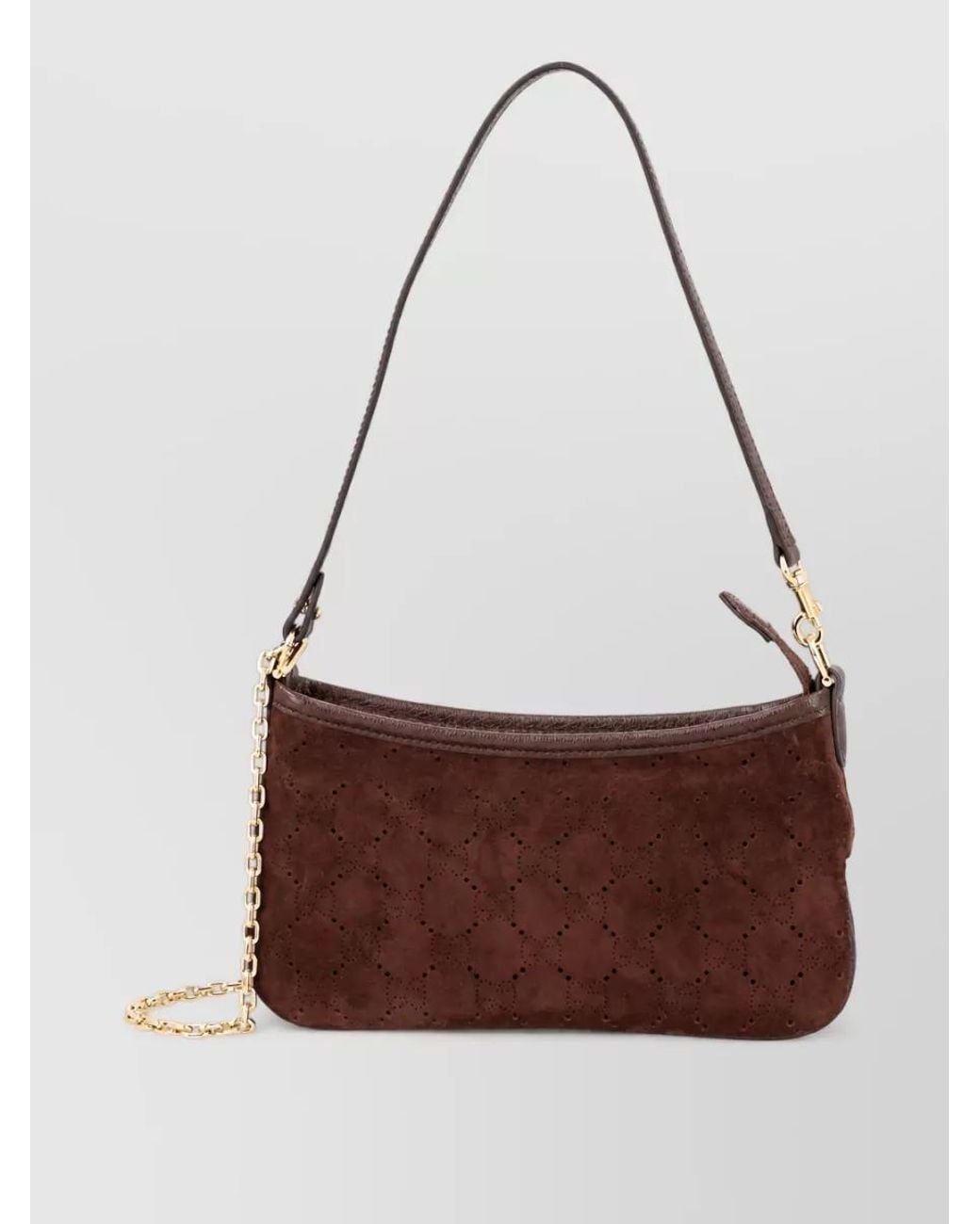 Gucci Brown Na Small Leather Clutch Bag