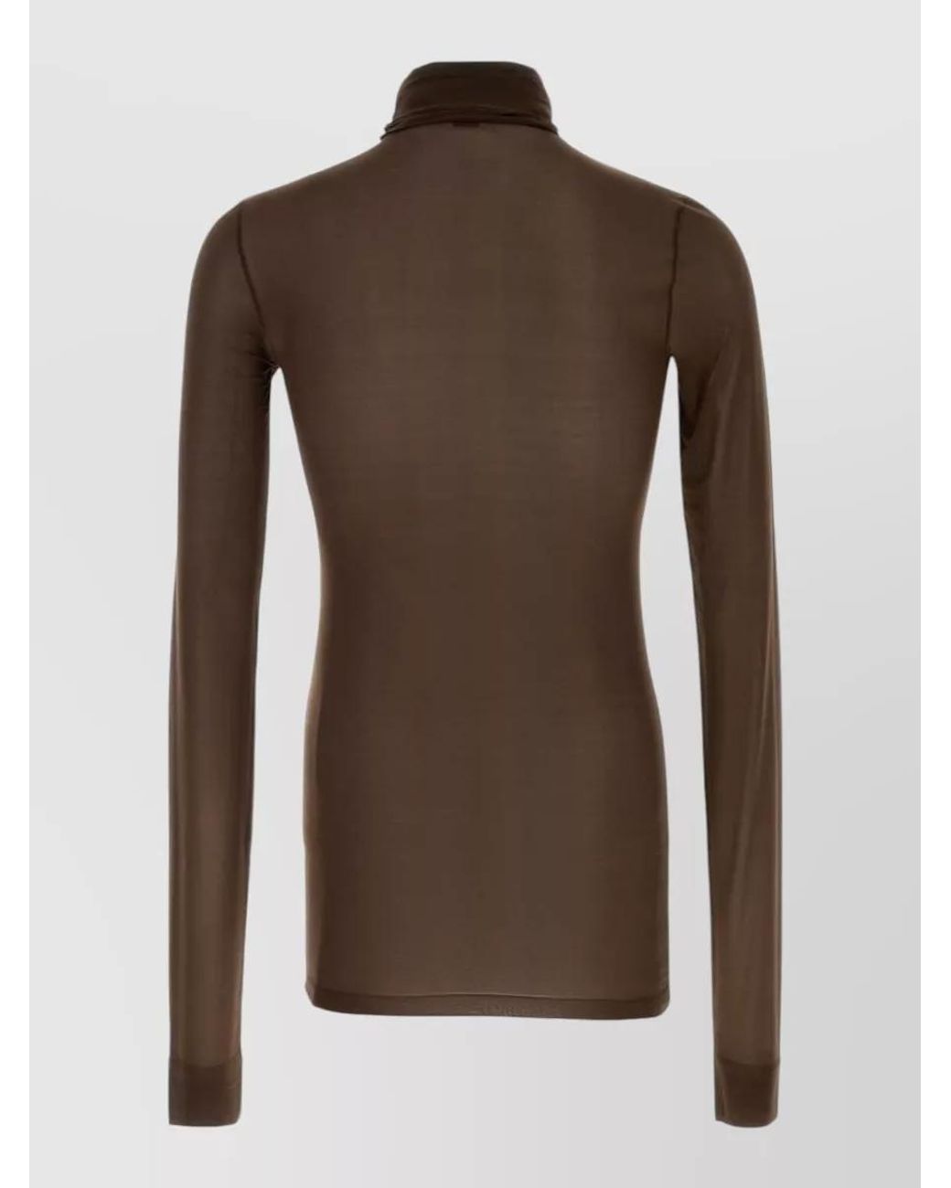 Saint Laurent Brown Jersey Shirt for men