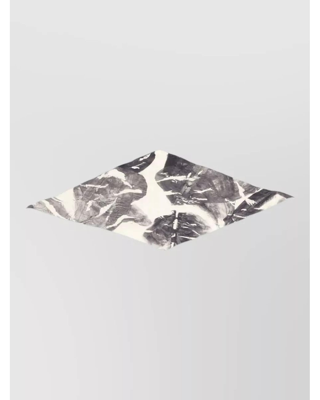 Alysi Gray Silk Scarf