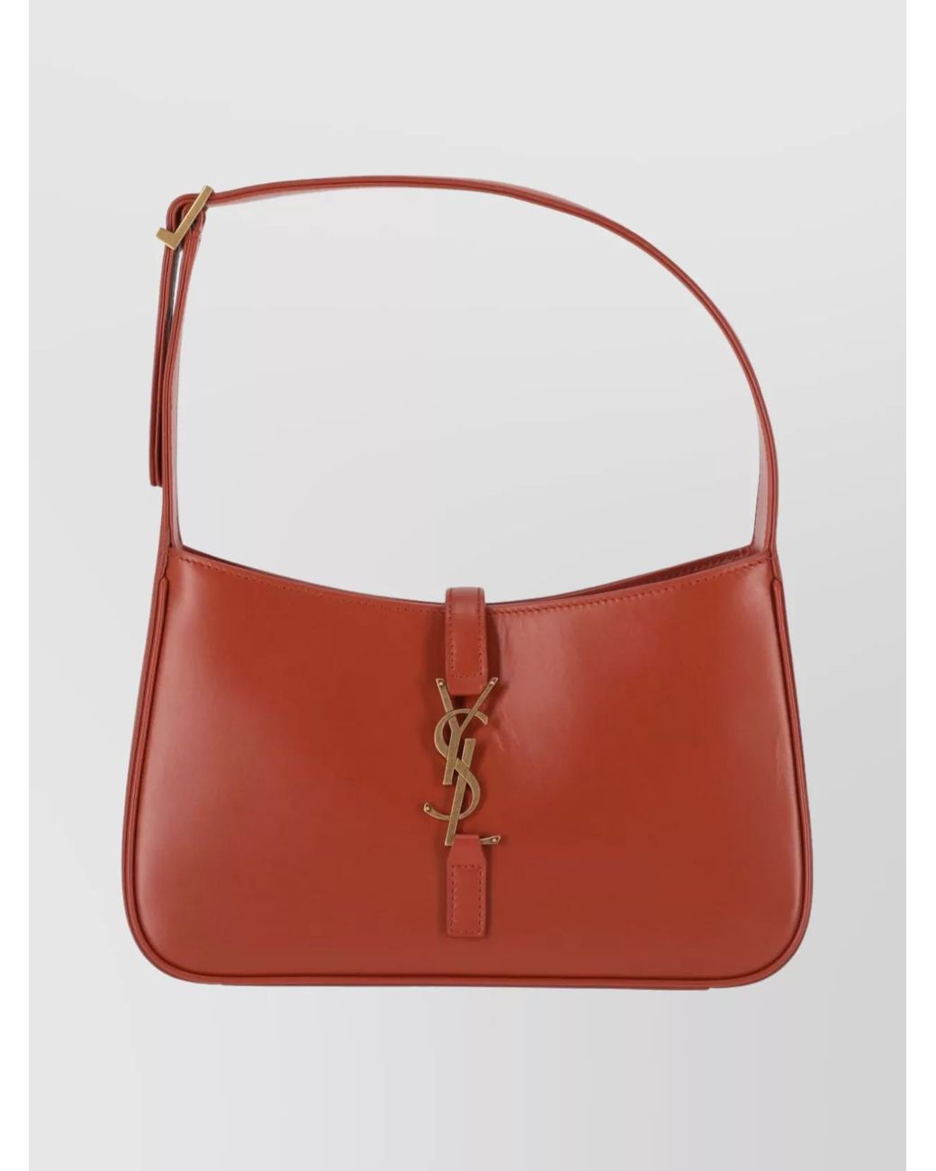 Saint Laurent White Le 5 À 7 Small Leather Shoulder Bag