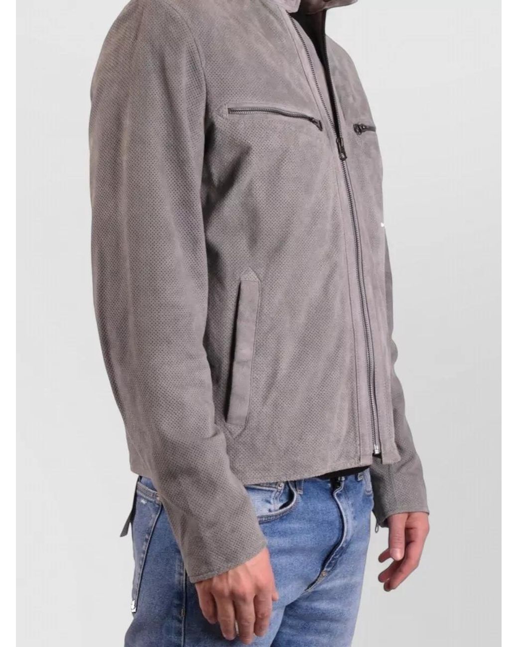 Belstaff Brown Leather Coat for men