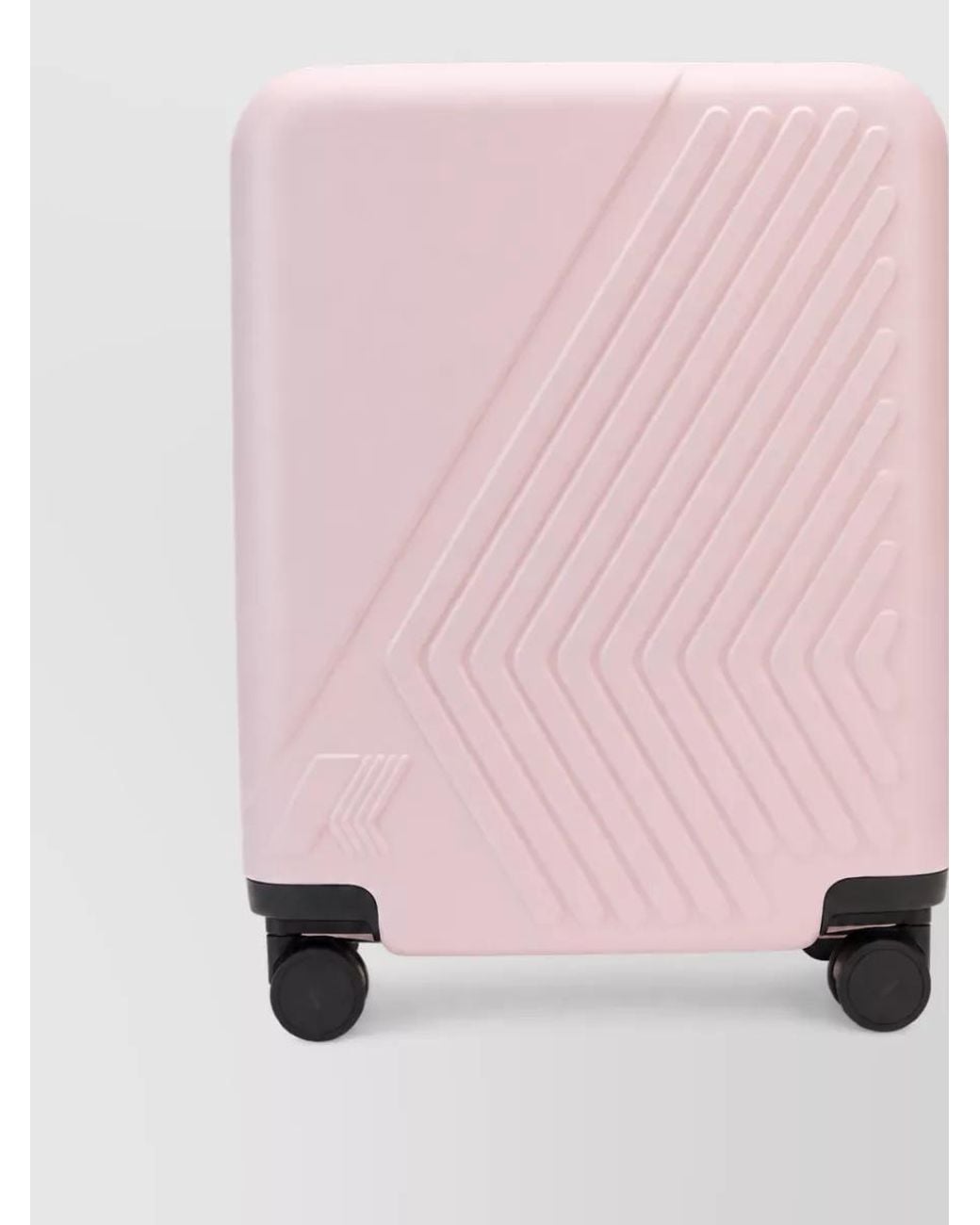 K-Way Pink Small Trolley Suitcase for men