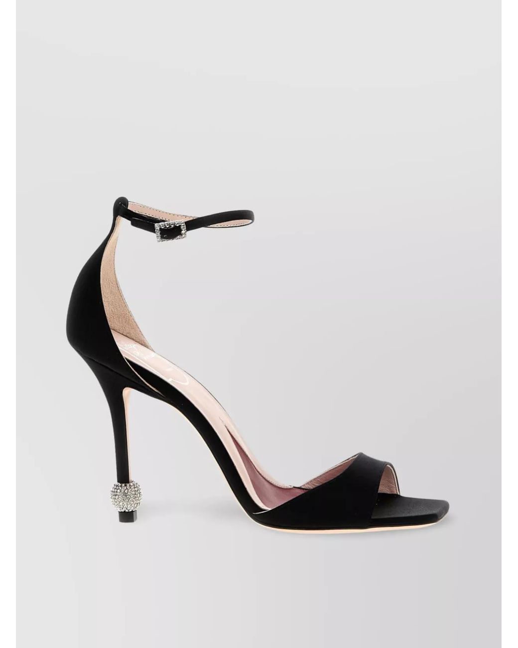 Roger Vivier White Silk Sandals