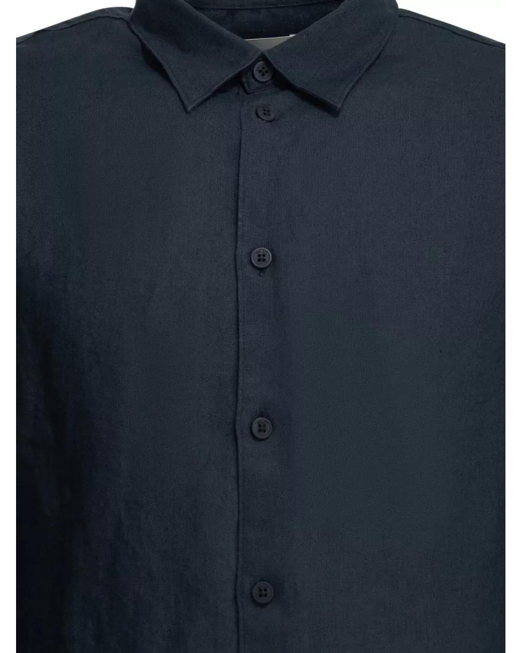 NN07 Blue Linen T-Shirt for men