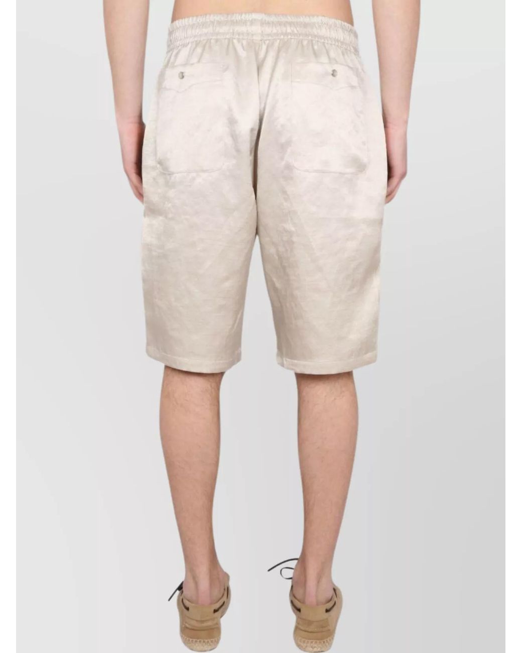 Needles Natural Polyester Chino Shorts for men