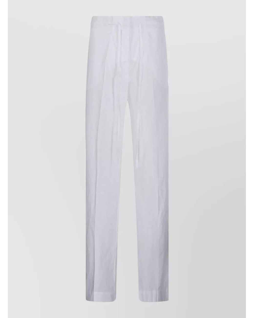 P.A.R.O.S.H. White Cotton Lounge Trousers