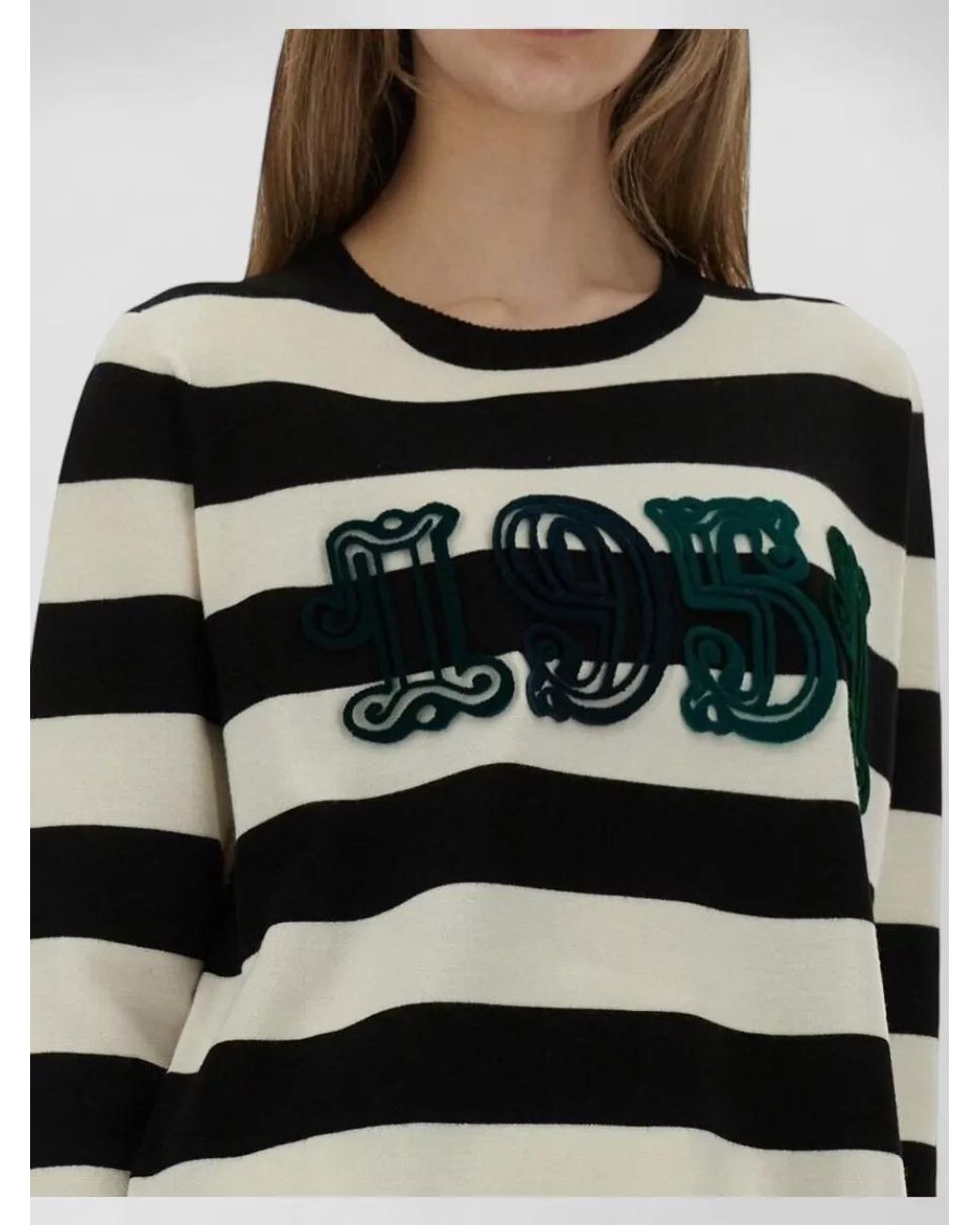 Max Mara Multicolor Virgin Wool Regular-Fit Sweatshirt