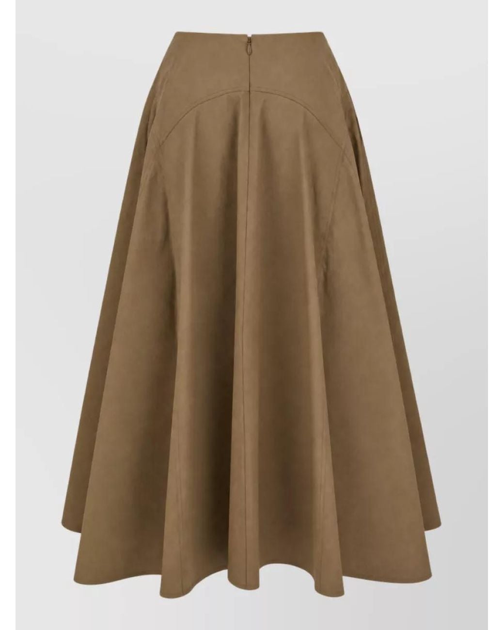 Tory Burch Natural A-Line Skirt