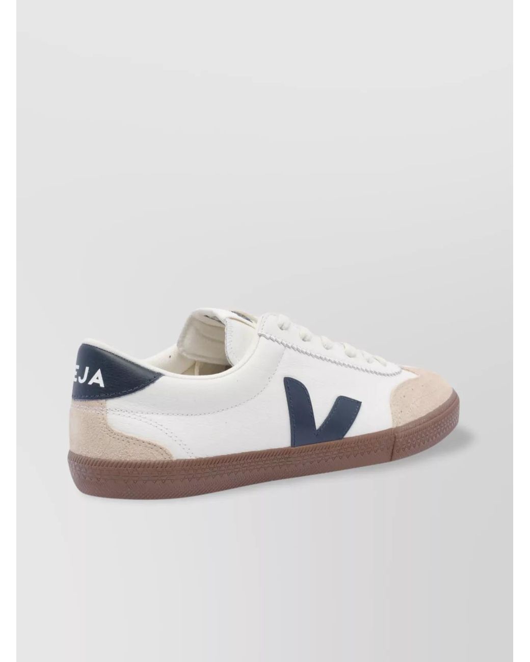 Veja Metallic Leather Volley Low-Top Sneakers for men