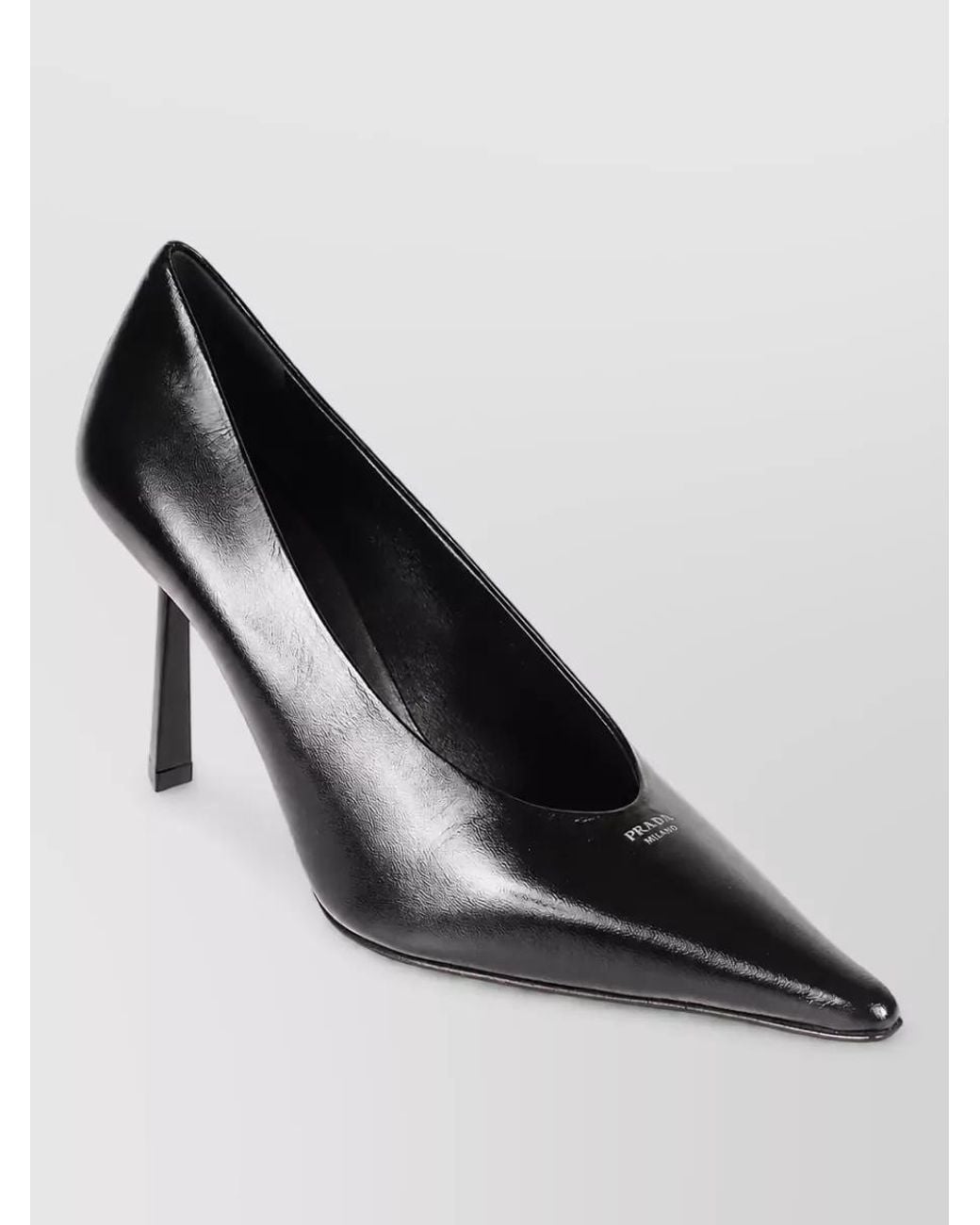 Prada Black Leather Pumps