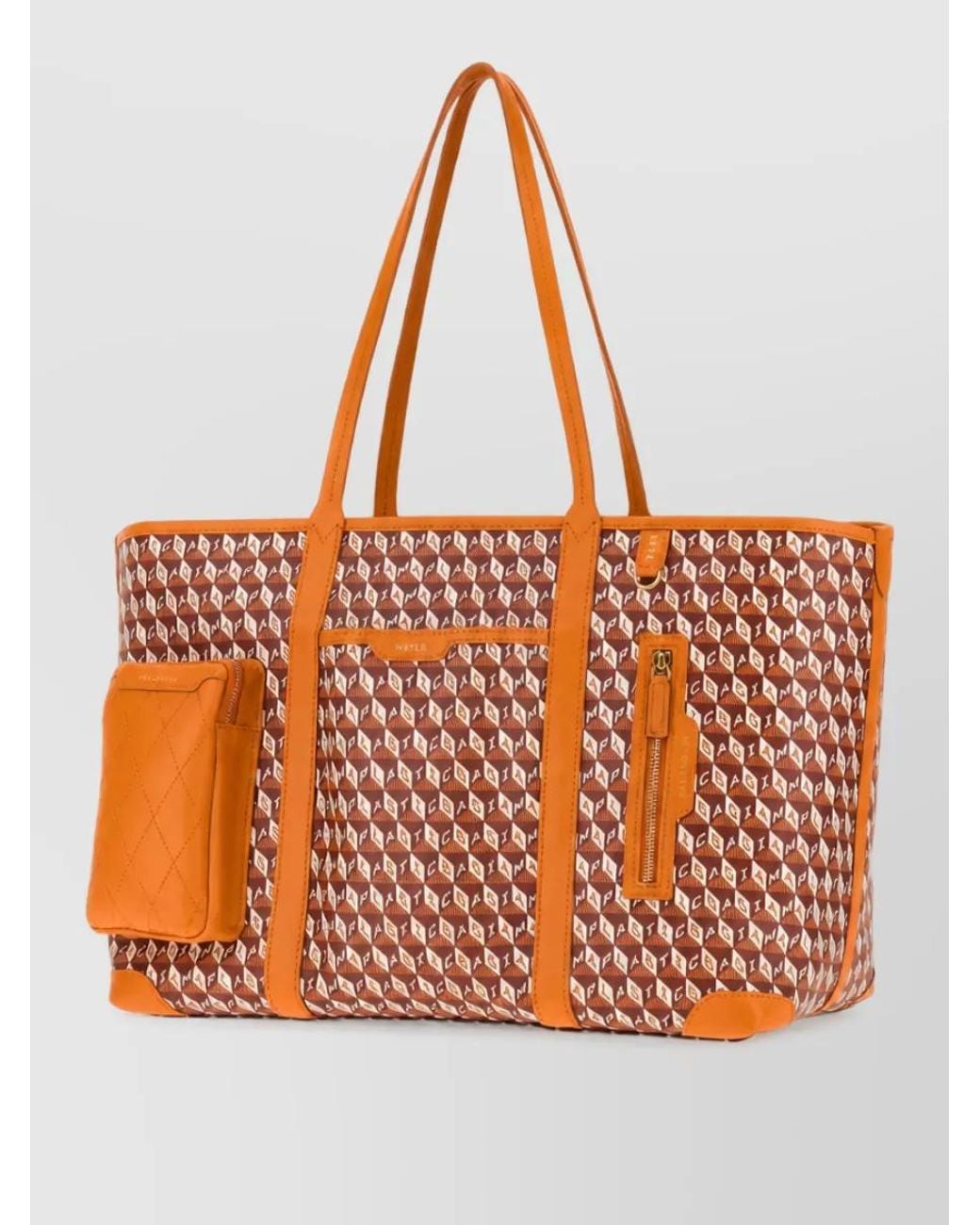 Anya Hindmarch Orange I Am A Plastic Bag Tote Bag