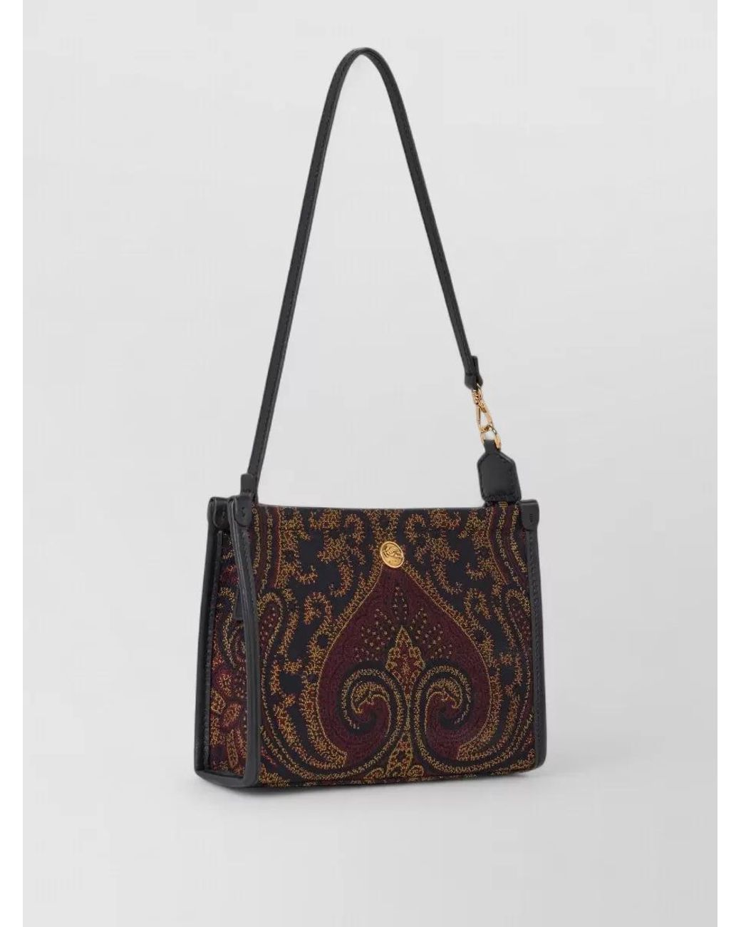 Etro White Na Paisley-Print Pouch