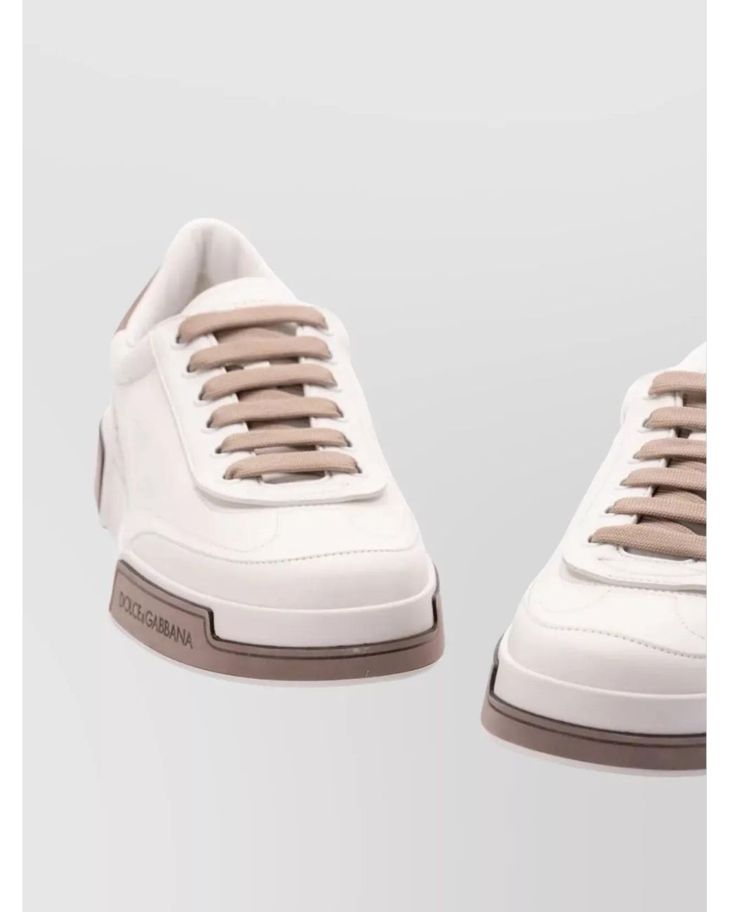 Dolce & Gabbana Multicolor Leather Low-Top Sneakers for men