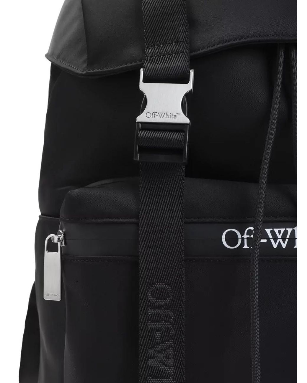 Off-White c/o Virgil Abloh Black Outdoor Backpack for men