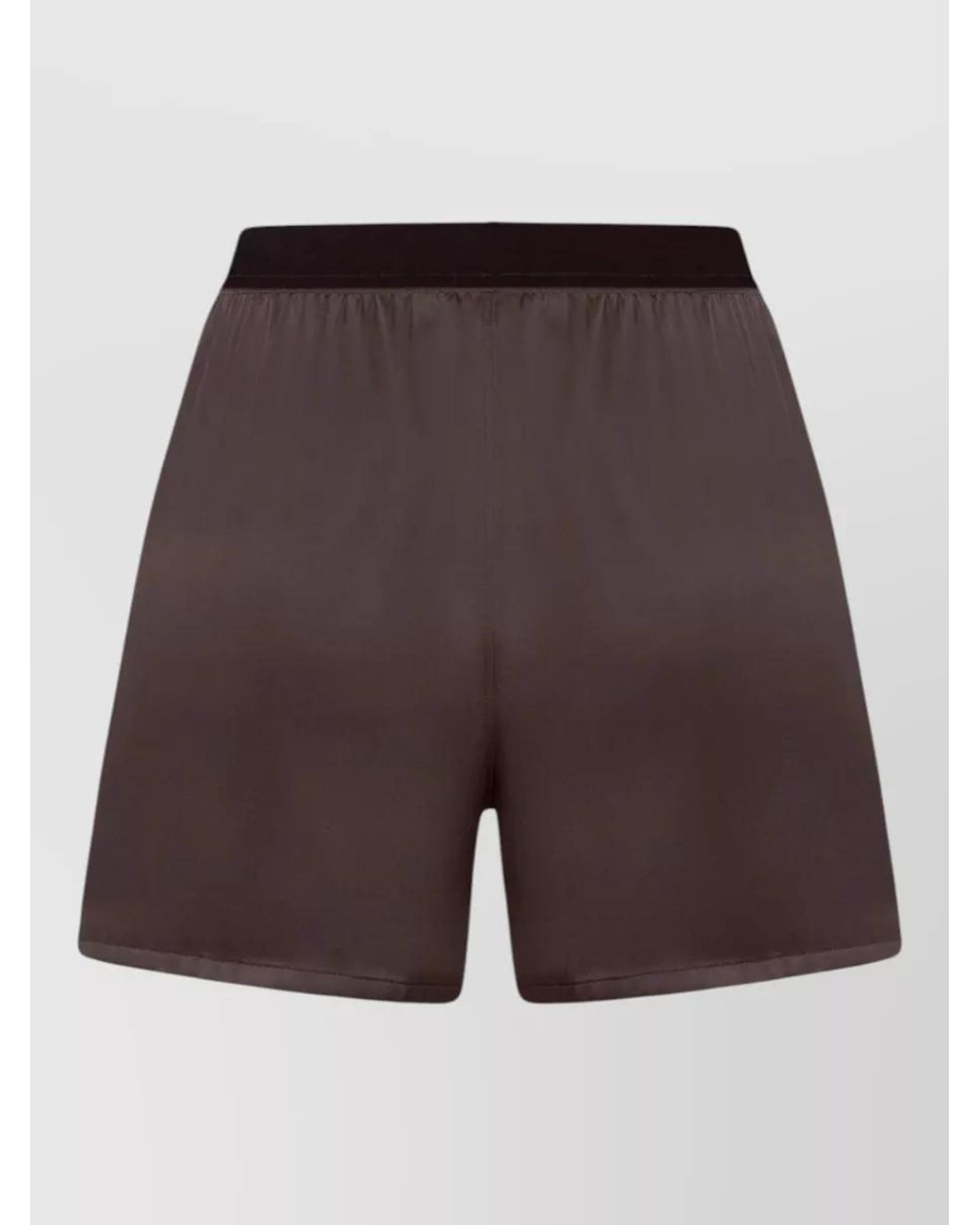 Tom Ford Purple Silk Pajama Shorts