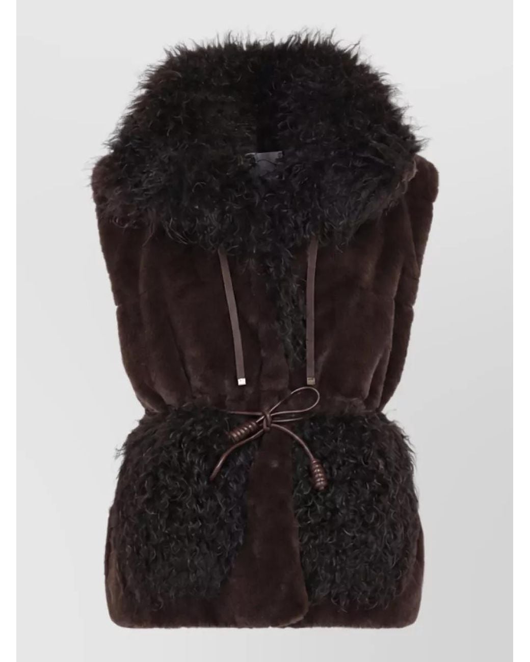 Moncler Black Down Fur Trimmed Quilted Puffer Jacket