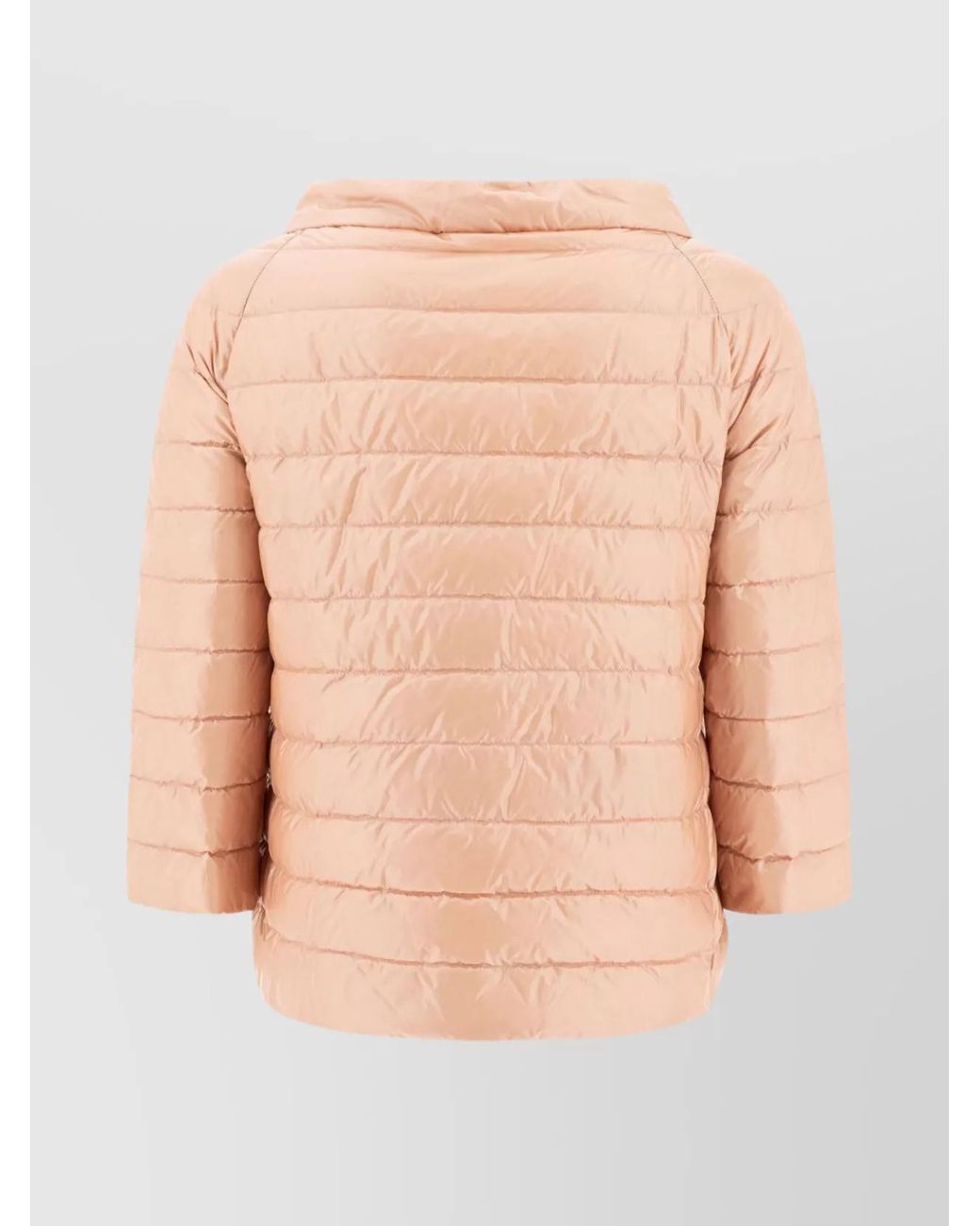 Herno Natural Nylon Reversible Quilted Puffer Jacket