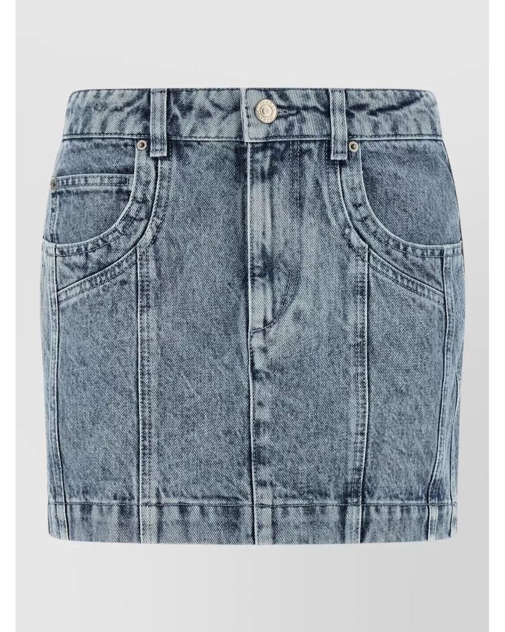Isabel Marant Blue Denim Mini Skirt