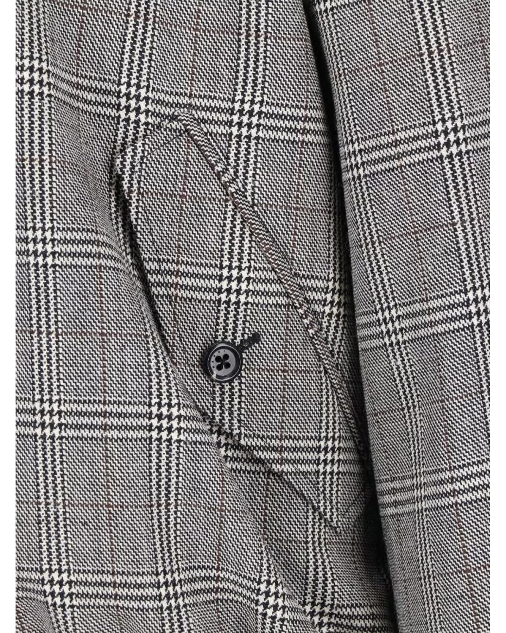 Marni Gray Virgin Wool Single-Breasted Coat for men