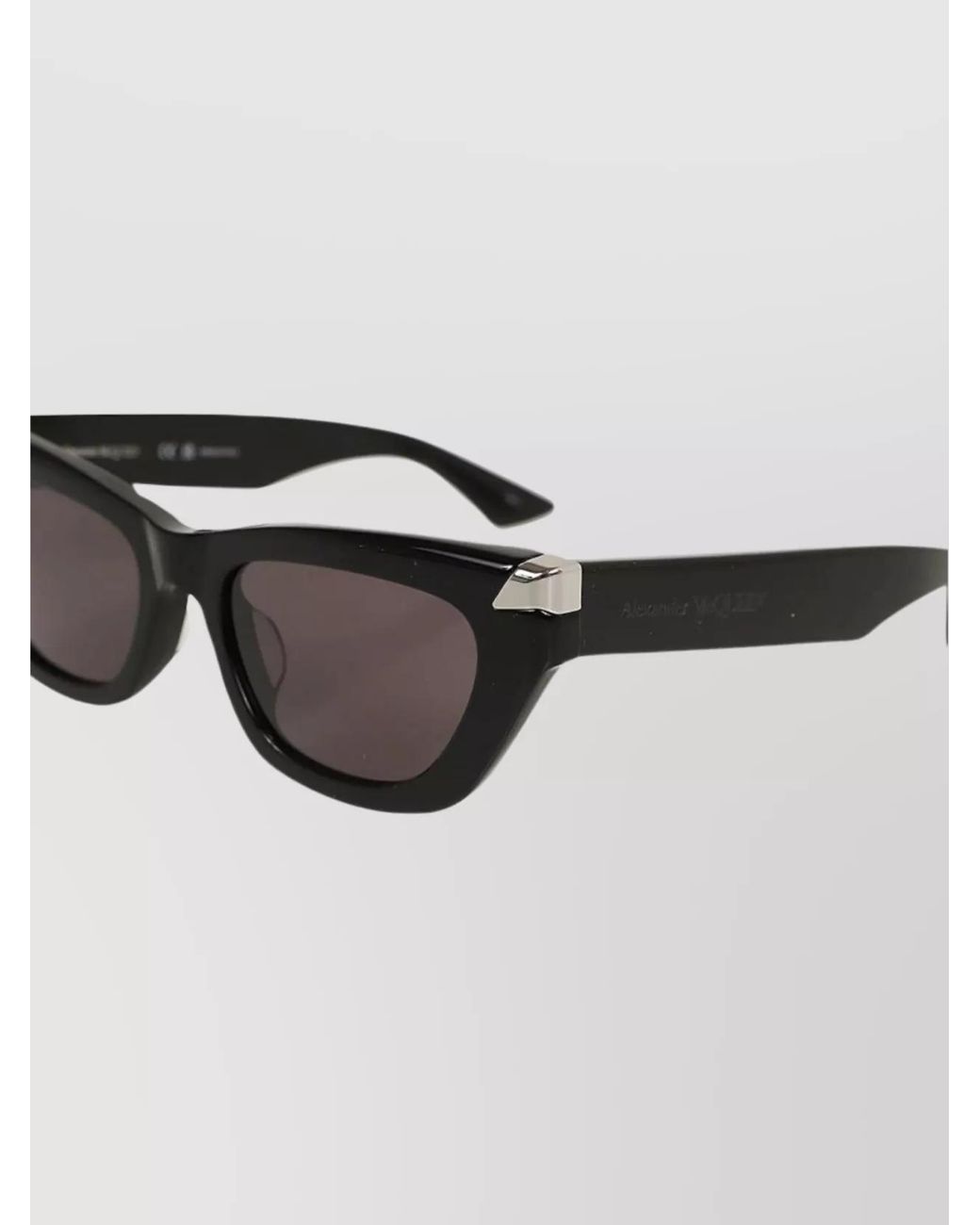 McQueen Brown Acetate Punk Rivet Sunglasses