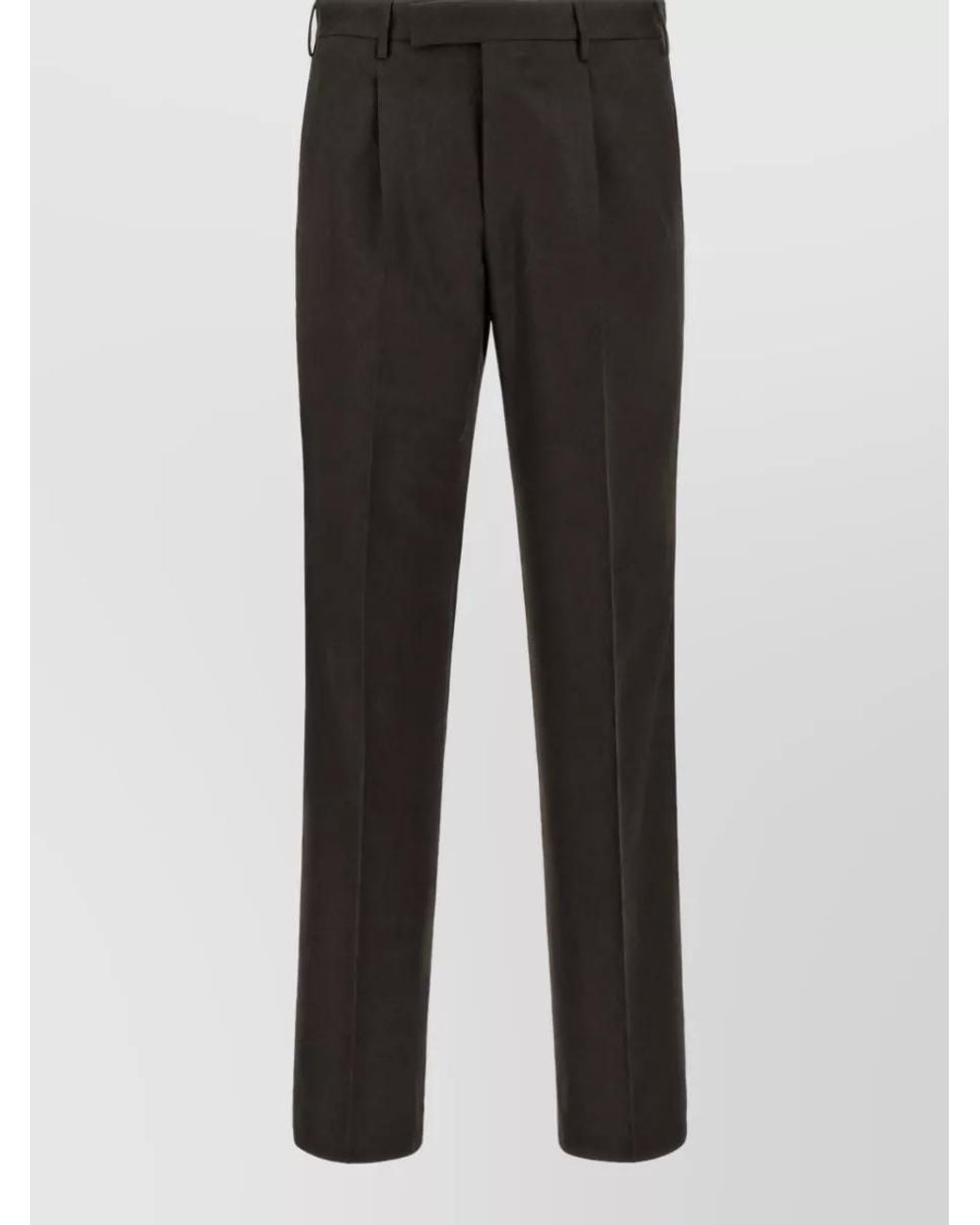 PT Torino Black Cashmere Wool Single Breasted Suit for men