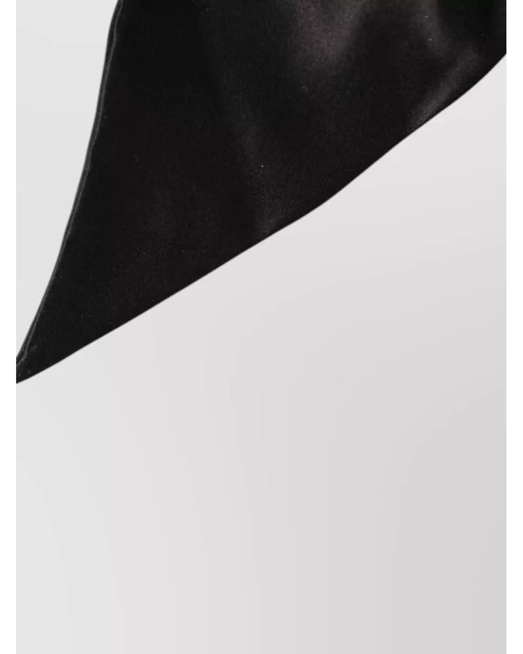 Dolce & Gabbana Black Silk Satin Wide Waist Belt