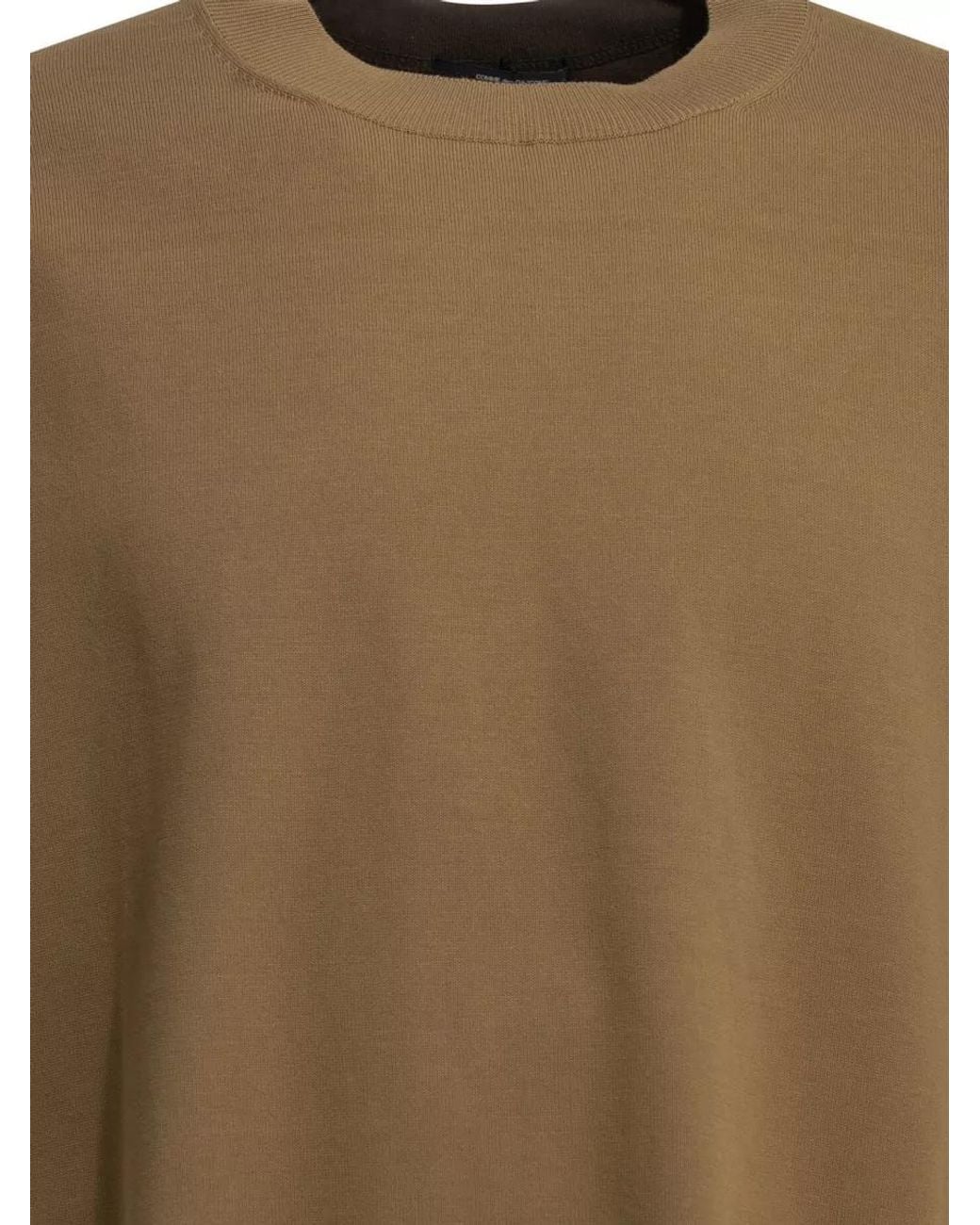 Comme des Garçons Natural Cotton Crew-Neck T-Shirt for men