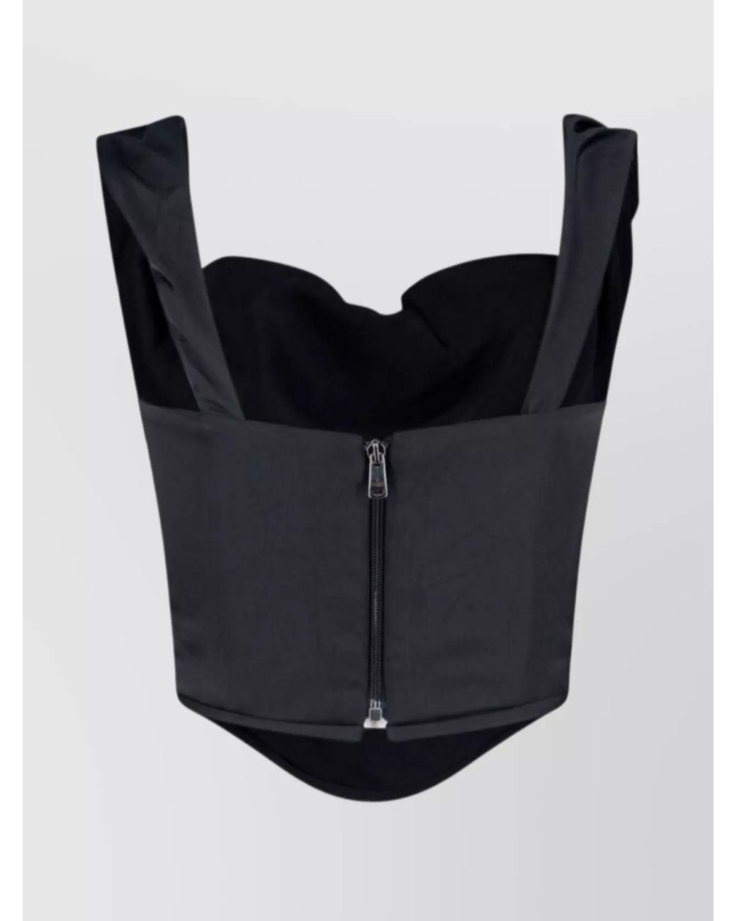 Vivienne Westwood Black Polyester Sleeveless Corset Top