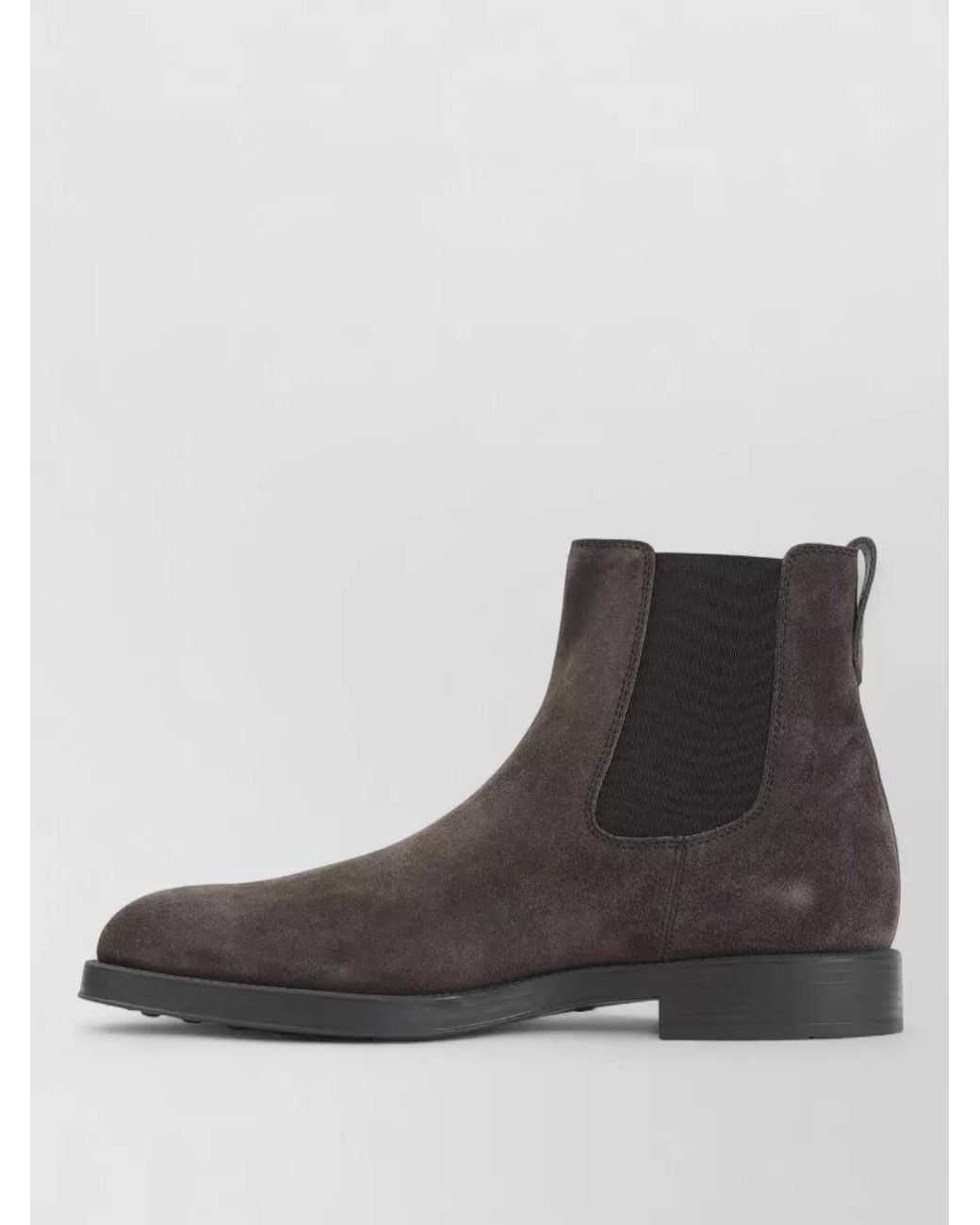 Tod's Brown Suede Chelsea Ankle Boots for men