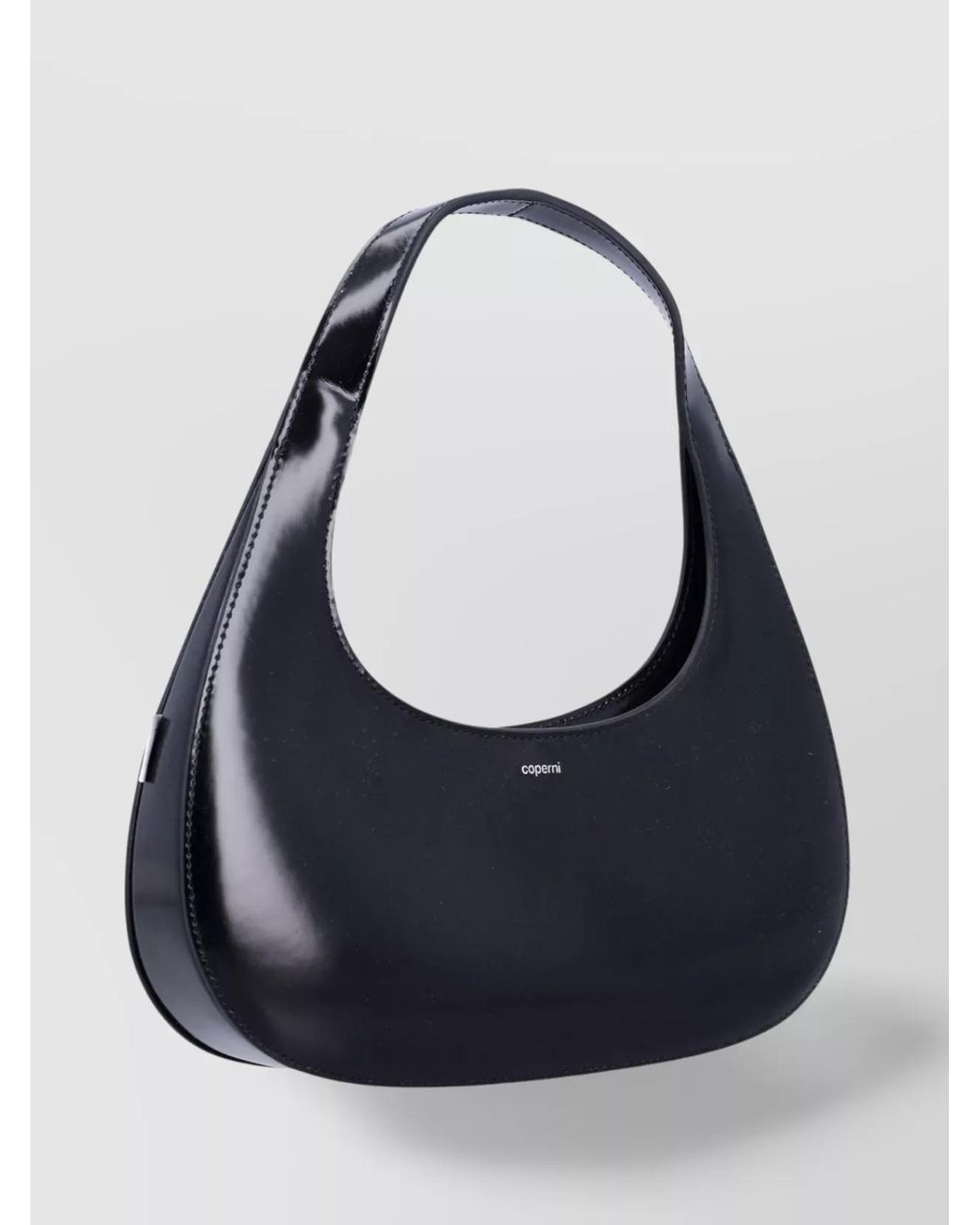 Coperni Black Swipe Leather Shoulder Bag