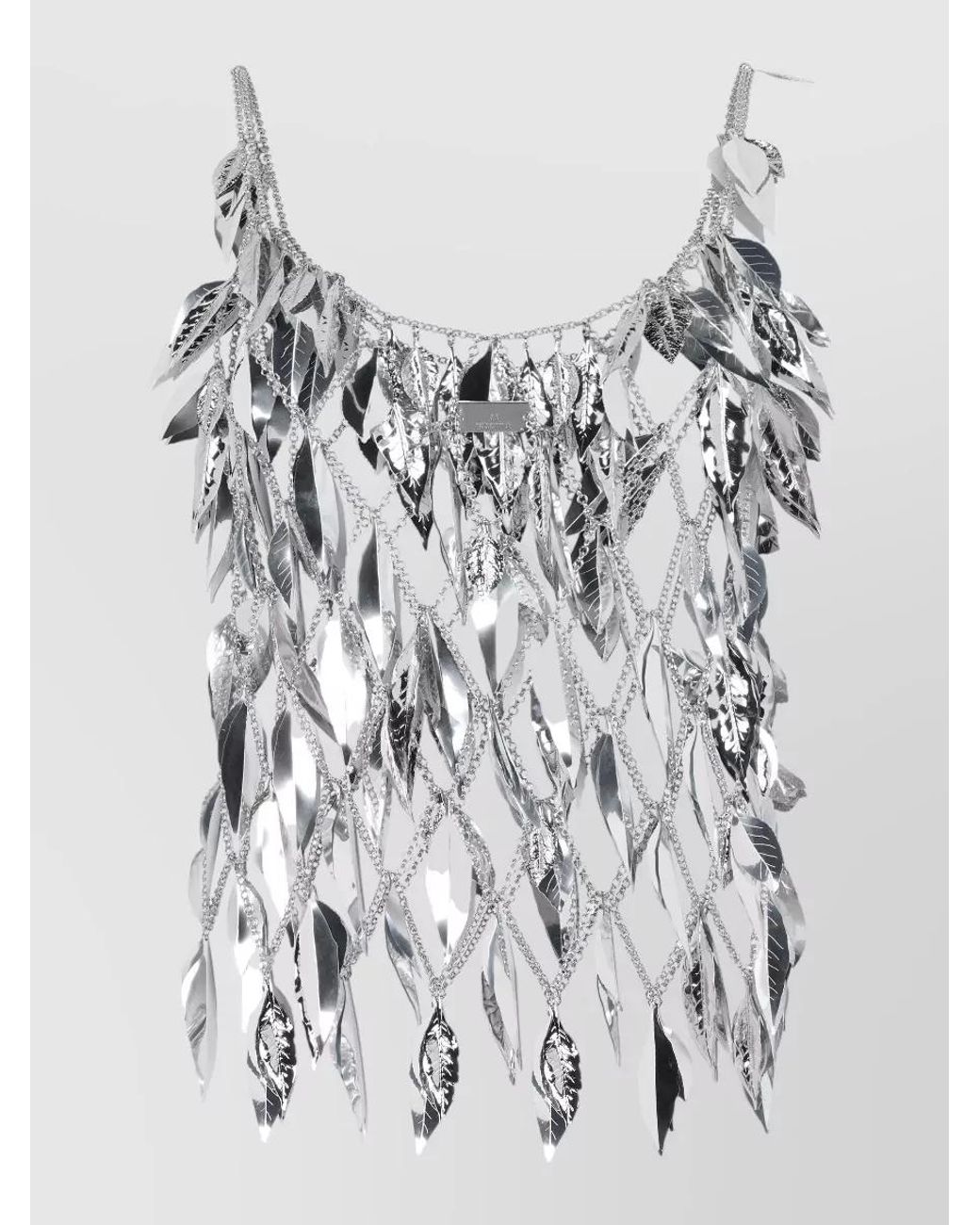 Rabanne White Chainmail Top