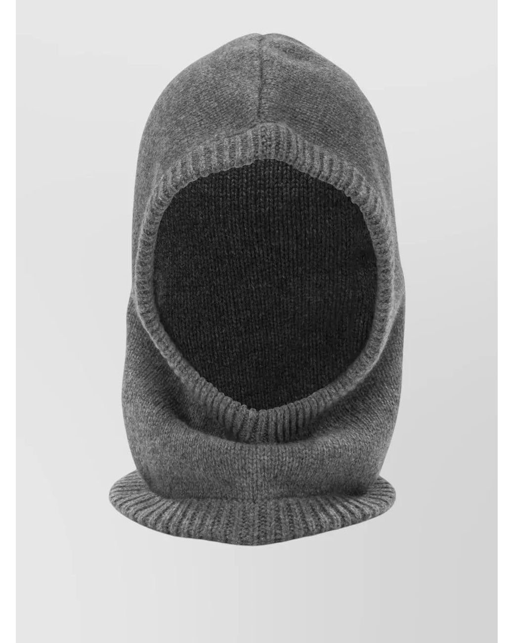 Lisa Yang Gray Cashmere Balaclava