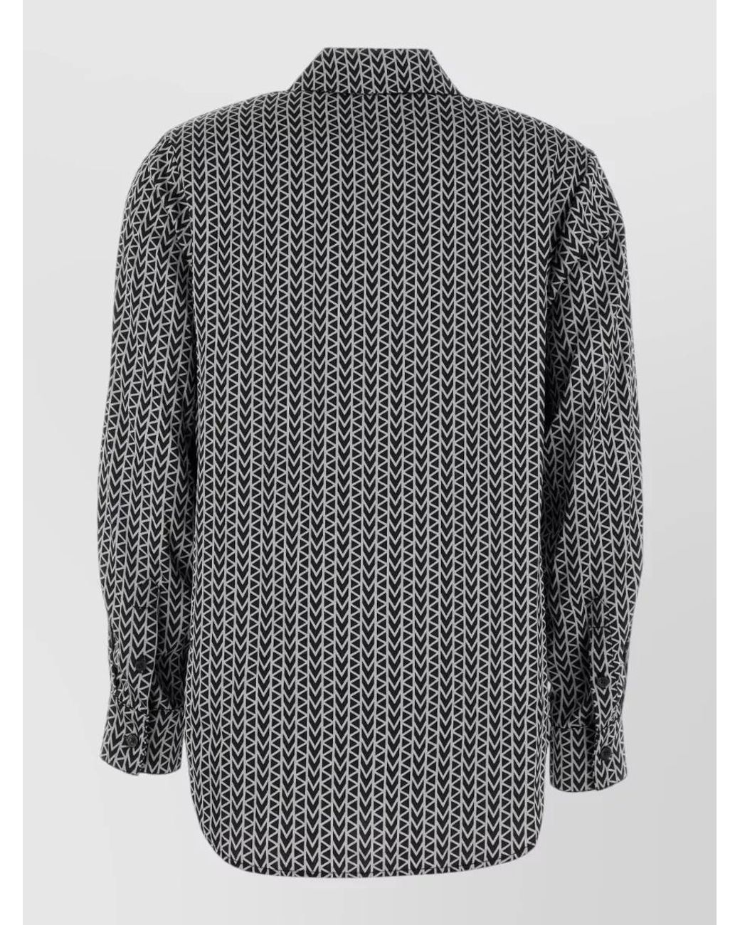 Michael Kors Gray Satin Shirt for men