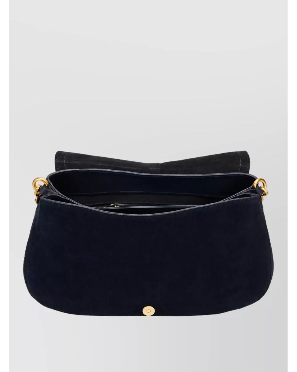 Gianni Chiarini Blue Calfskin Helena Shoulder Bag