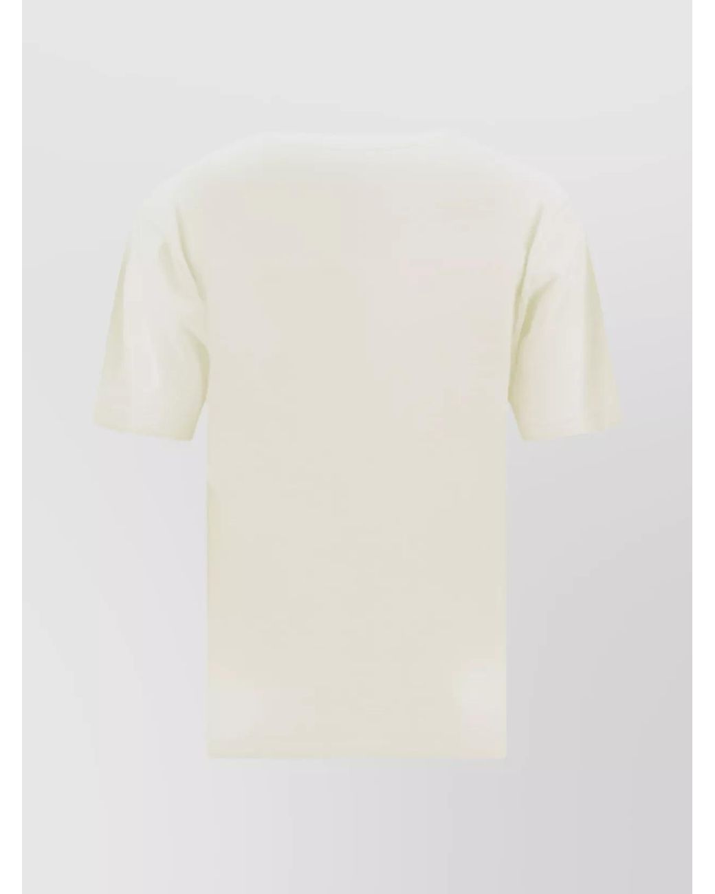 Extreme Cashmere White Ribbed Cotton T-Shirt