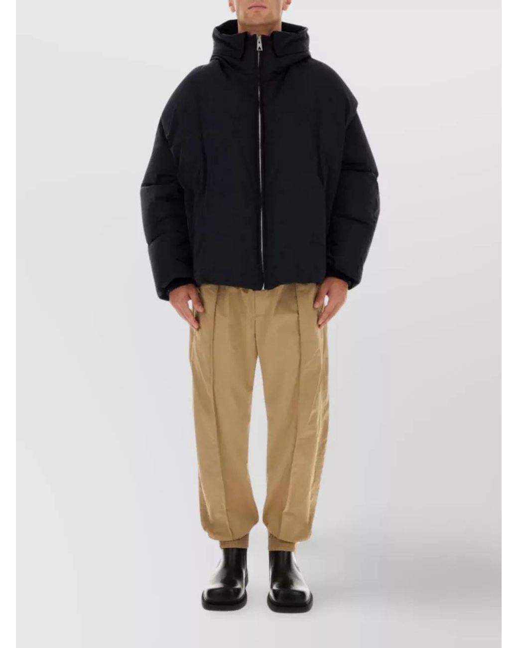 Bottega Veneta Blue Tech Nylon Puffer Jacket for men