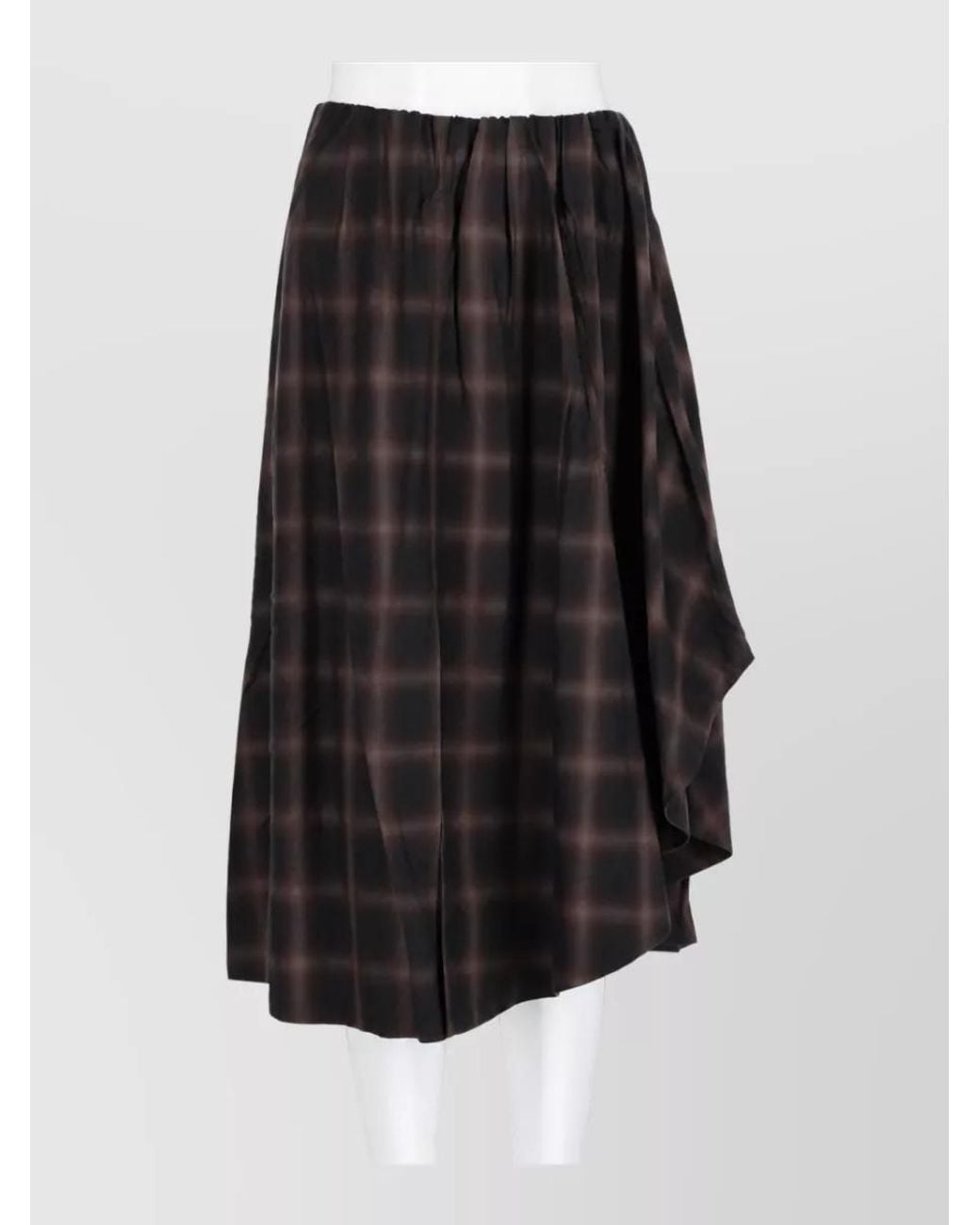 Our Legacy Black Asymmetric Skirt