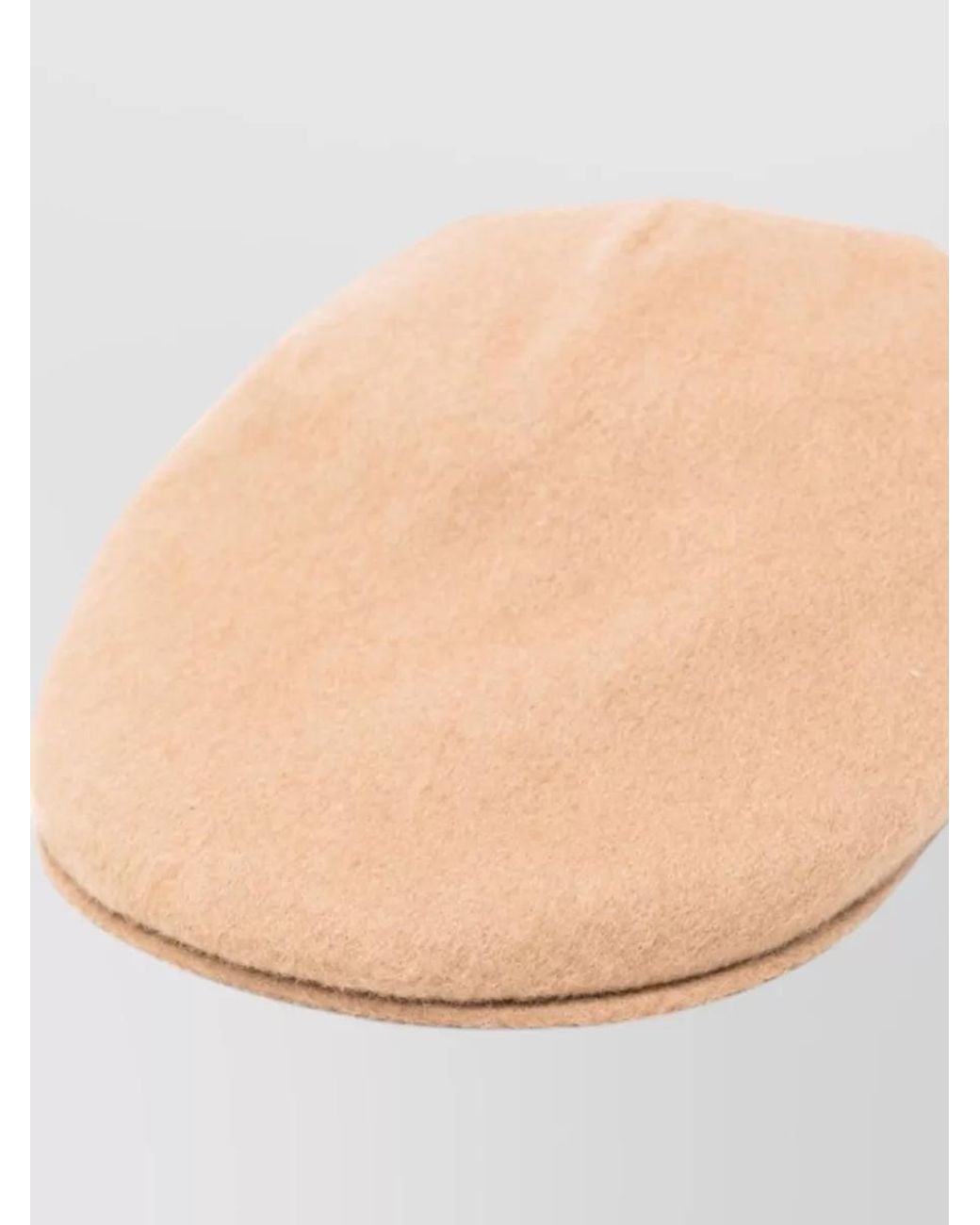 Borsalino Natural Wool Paneled Beret
