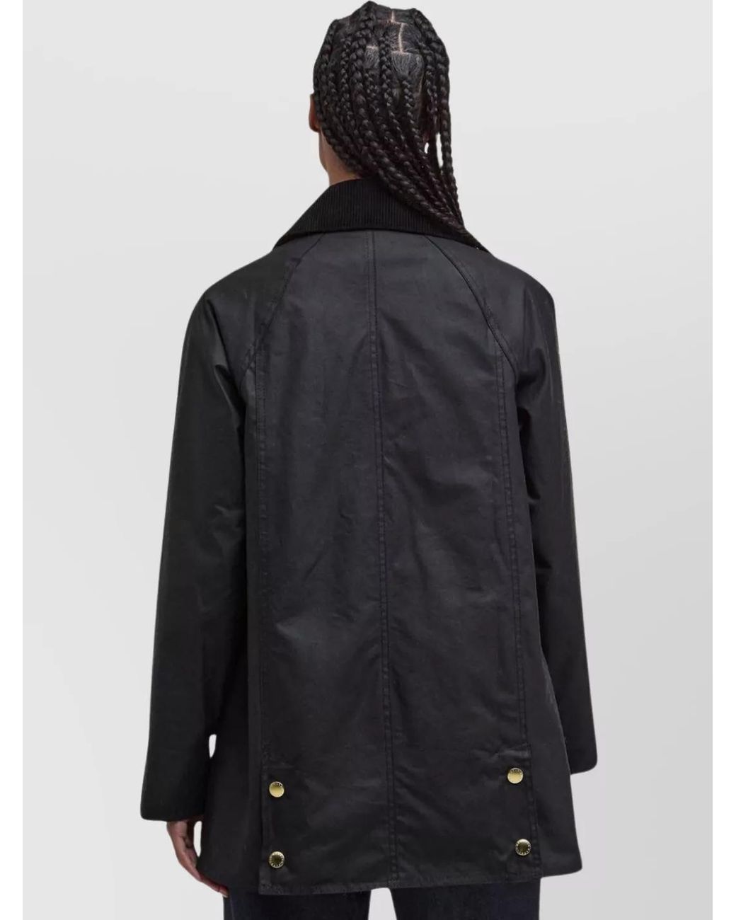 Barbour Black Modern Beadnell Waxed Jacket