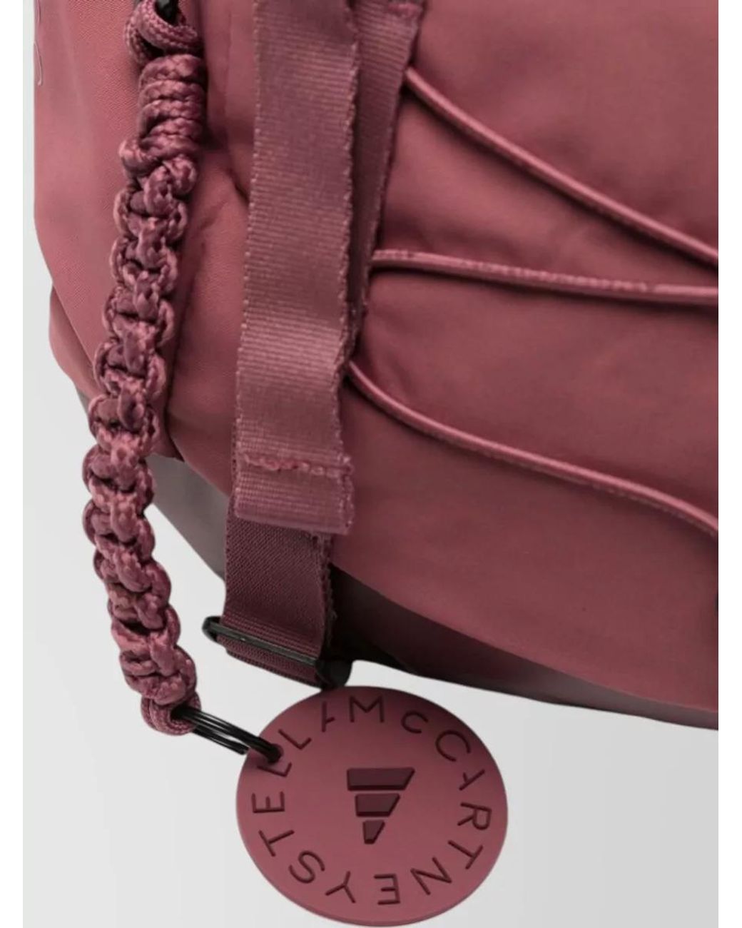Adidas By Stella McCartney Red Logo Backpack