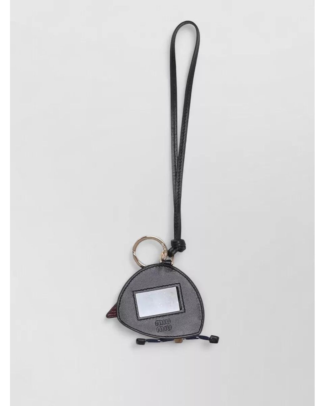 Miu Miu White Na Bag Charm