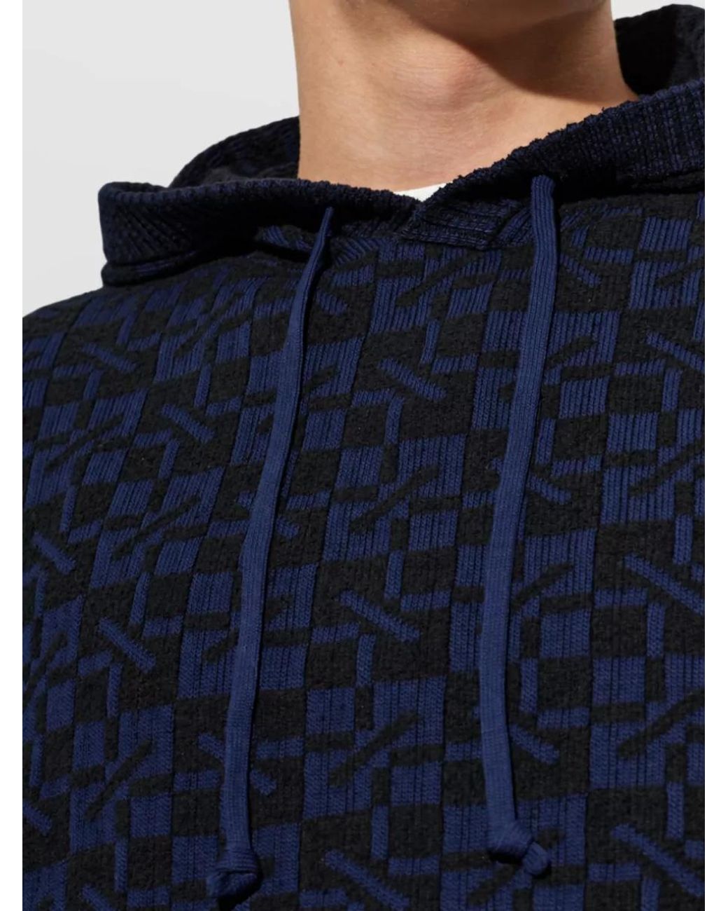 KENZO Blue Crewneck Tank Top for men