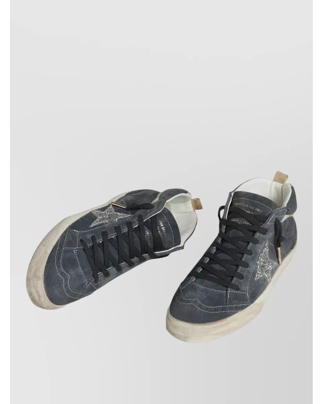 Golden Goose Deluxe Brand Brown Leather High-Top Sneakers
