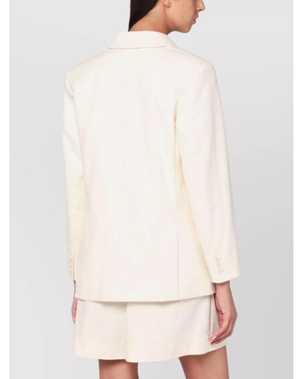 A.P.C. Natural Cotton Double Breasted Jacket