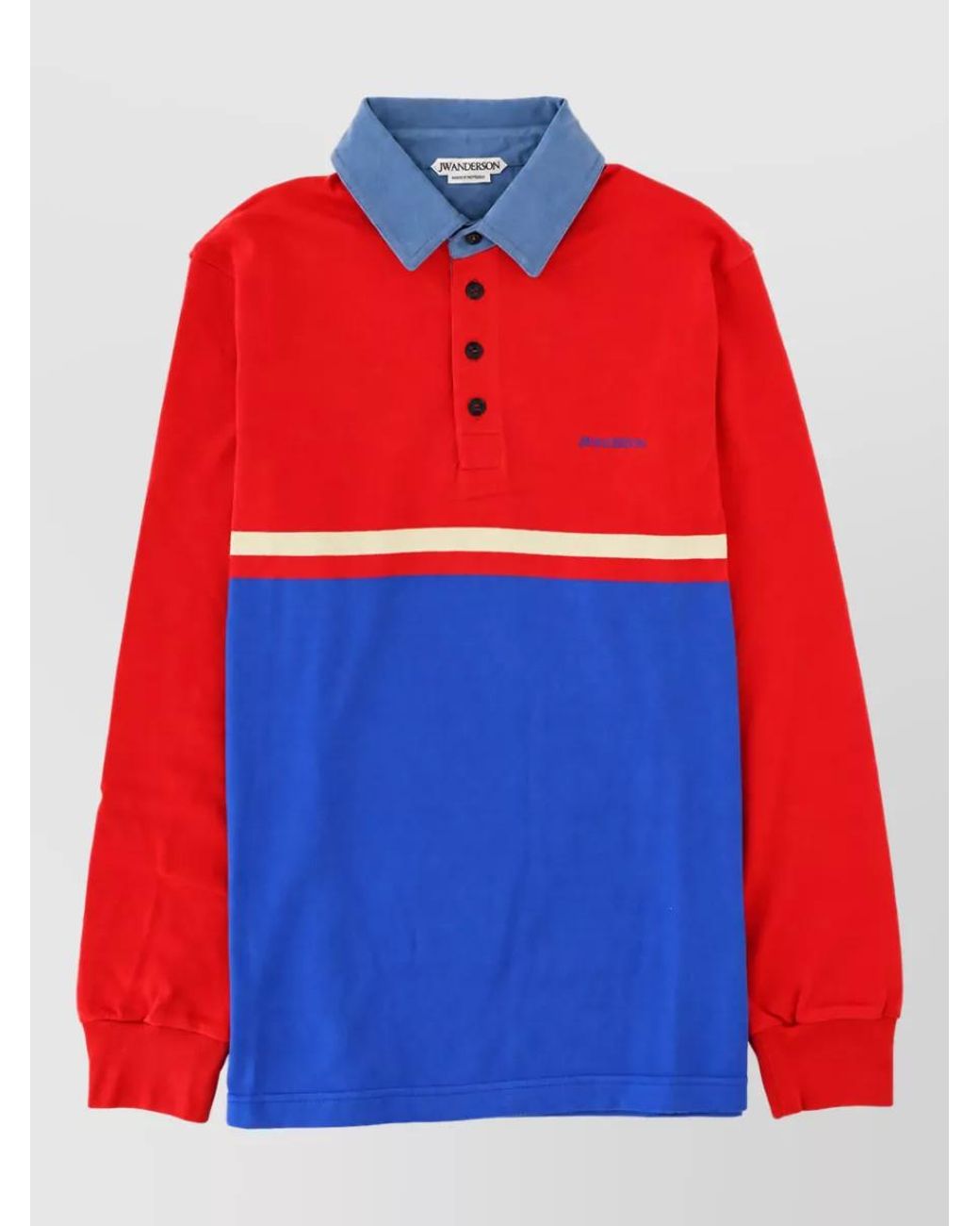J.W. Anderson Red Cotton Polo Bodysuit